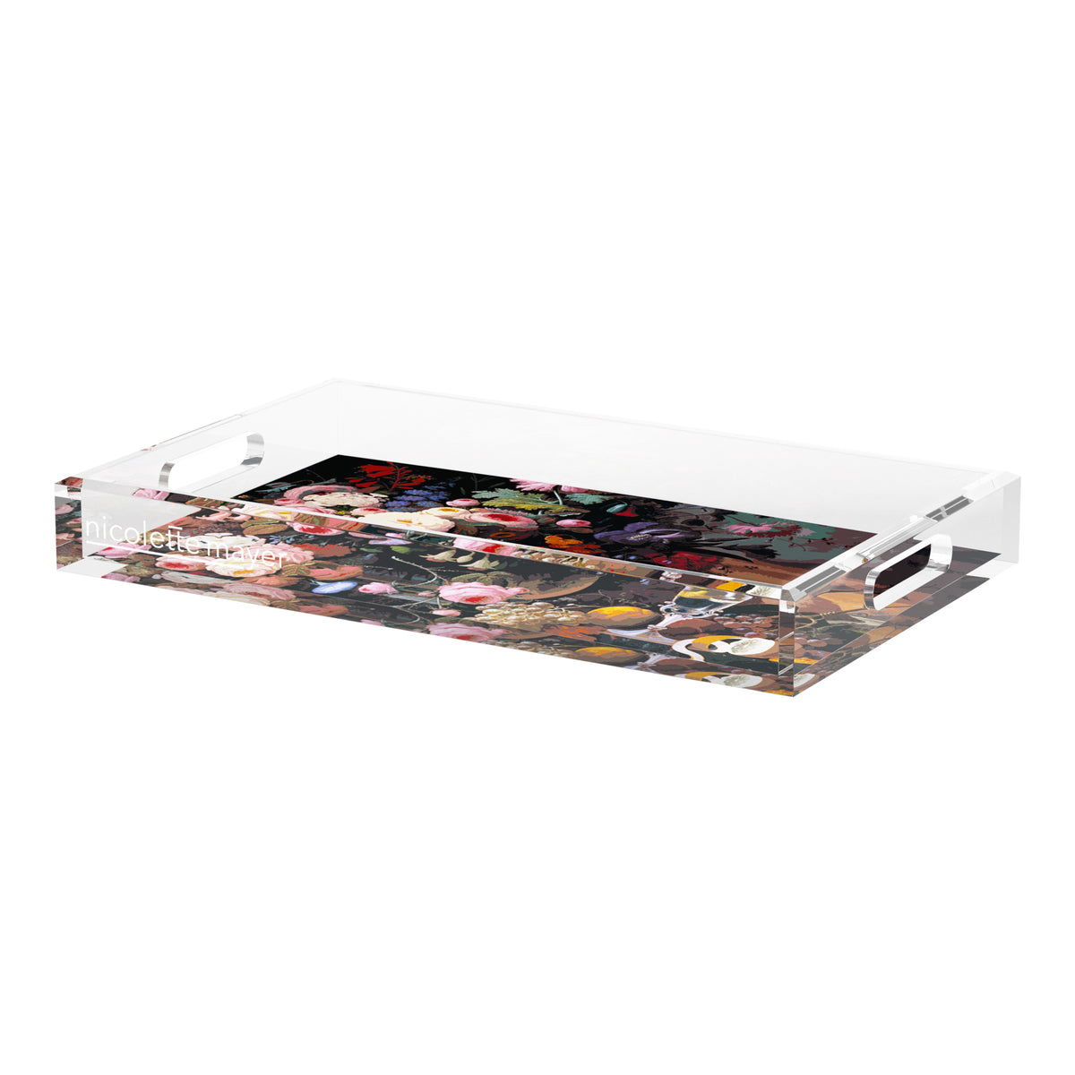 Lemon Glass Multi Acrylic Decorative Tray, 22.5 x 14.5 in. by Nicolette Mayer