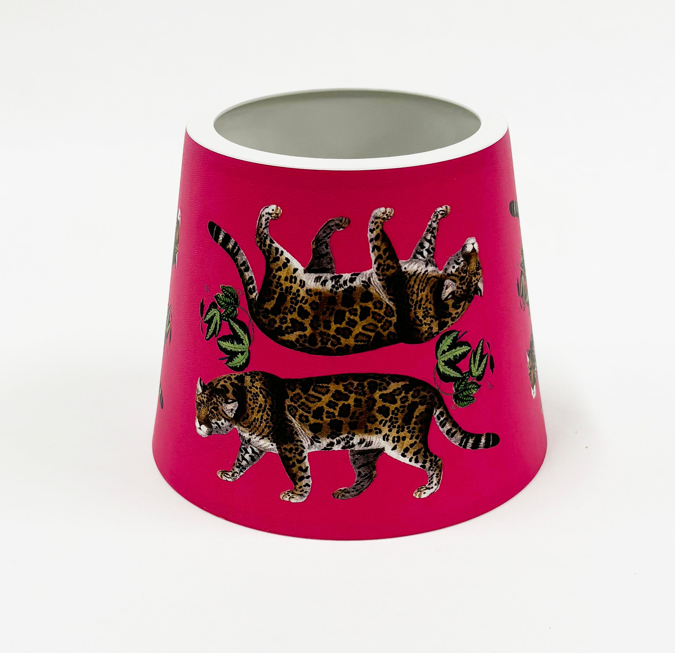 Leopard Seeing Double Hot Pink Poldina Pro Lamp Shade