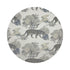Leopard Walk Cameo 16" Round Pebble Placemats, Set of 4 - nicolettemayer.com