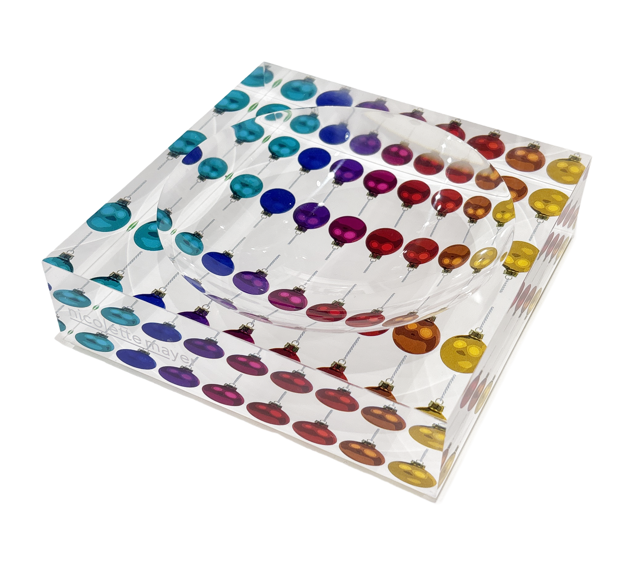 Merry Everything Acrylic Candy Catchall Dish