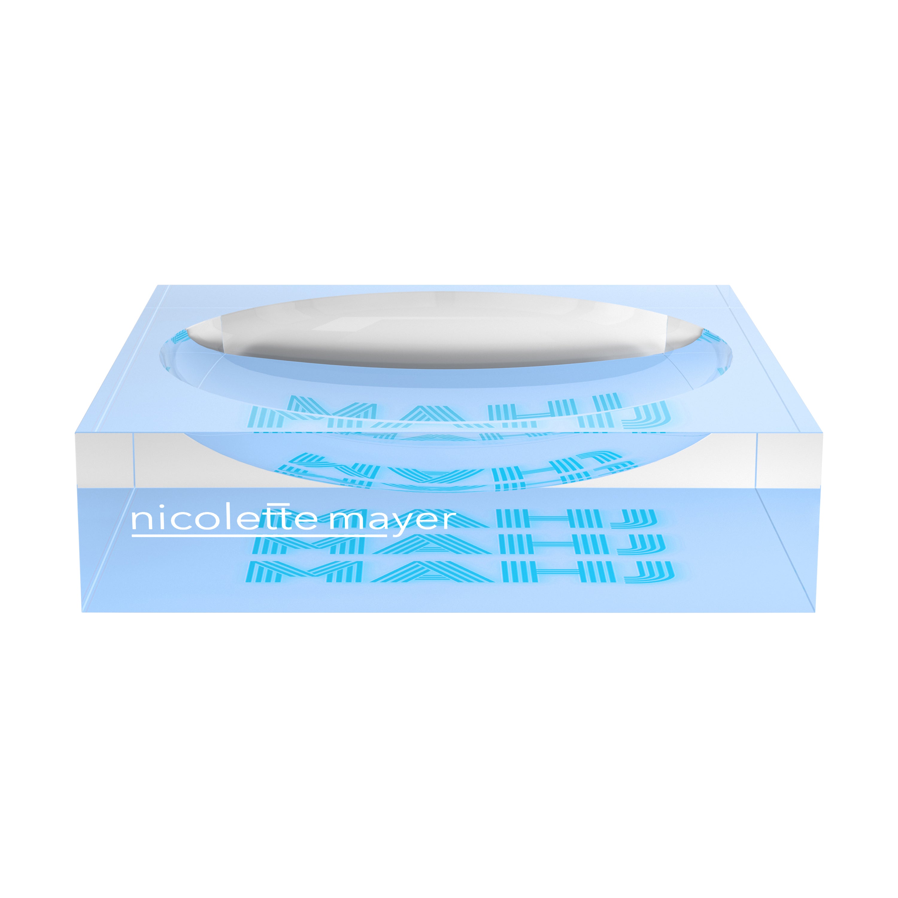 Mahj Mahj Mahj Blue Mahjong Candy Catchall Dish