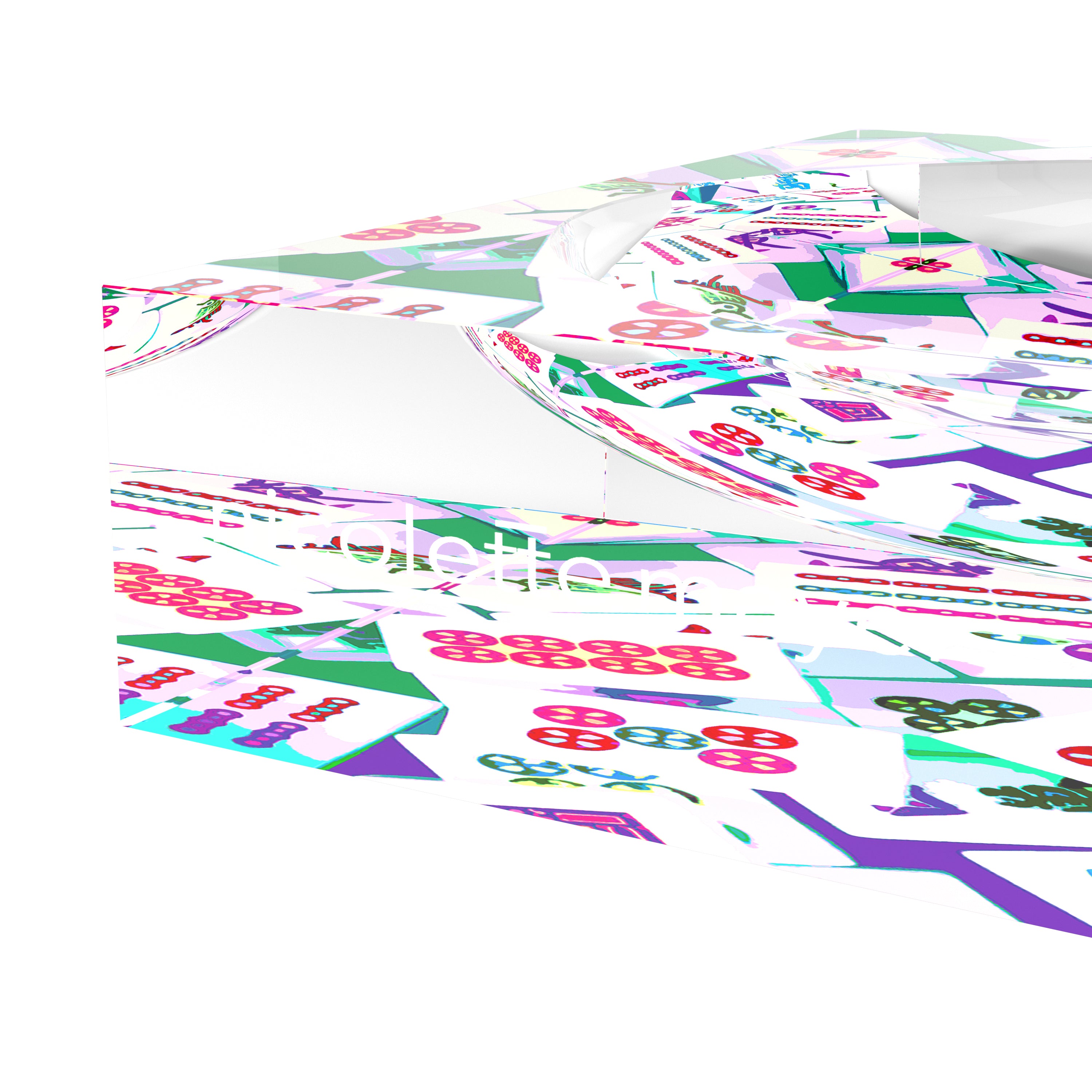 Mahjong Abstract Lively Candy Catchall Dish