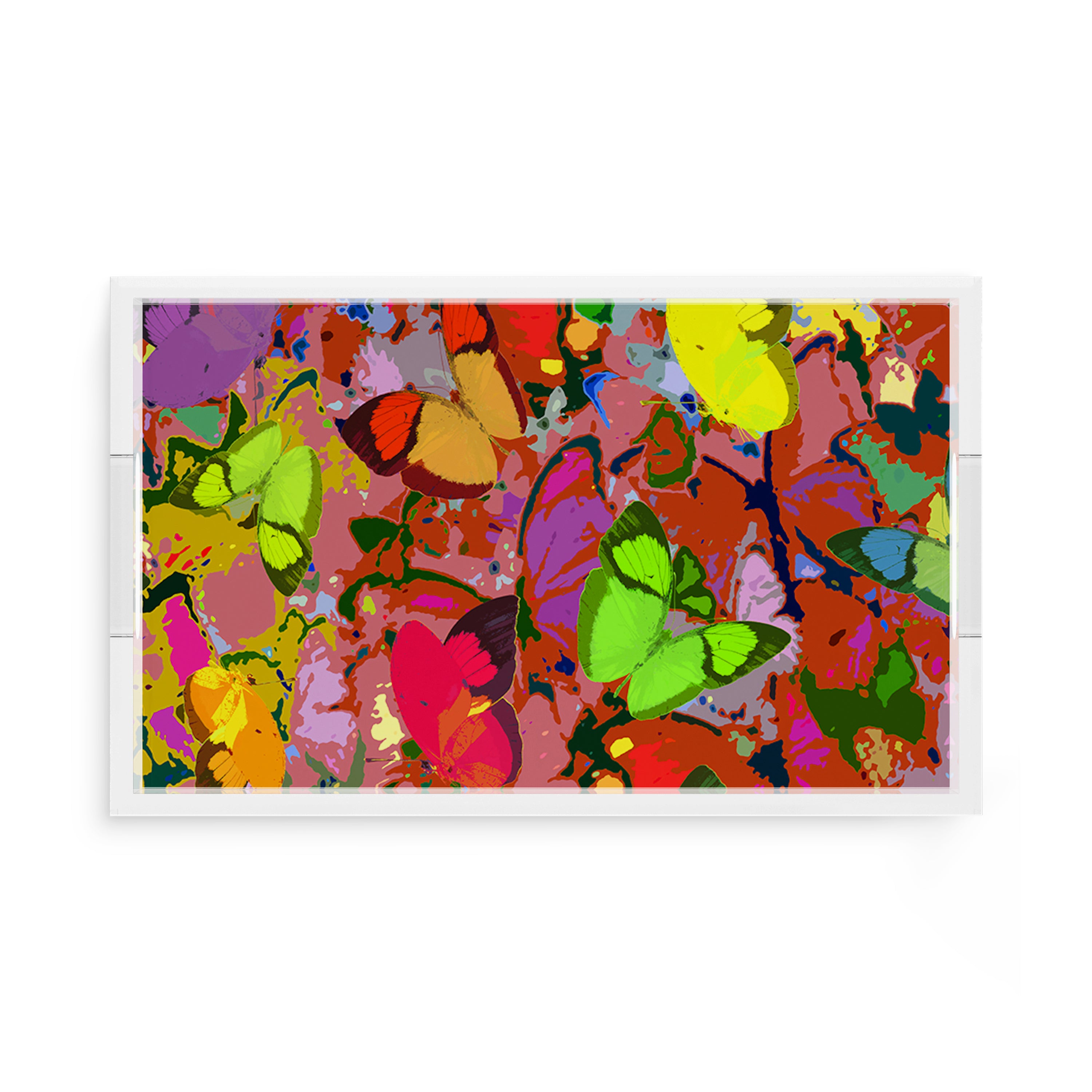 Mariposa Pop 17X10.5 Acrylic Tray - nicolettemayer.com