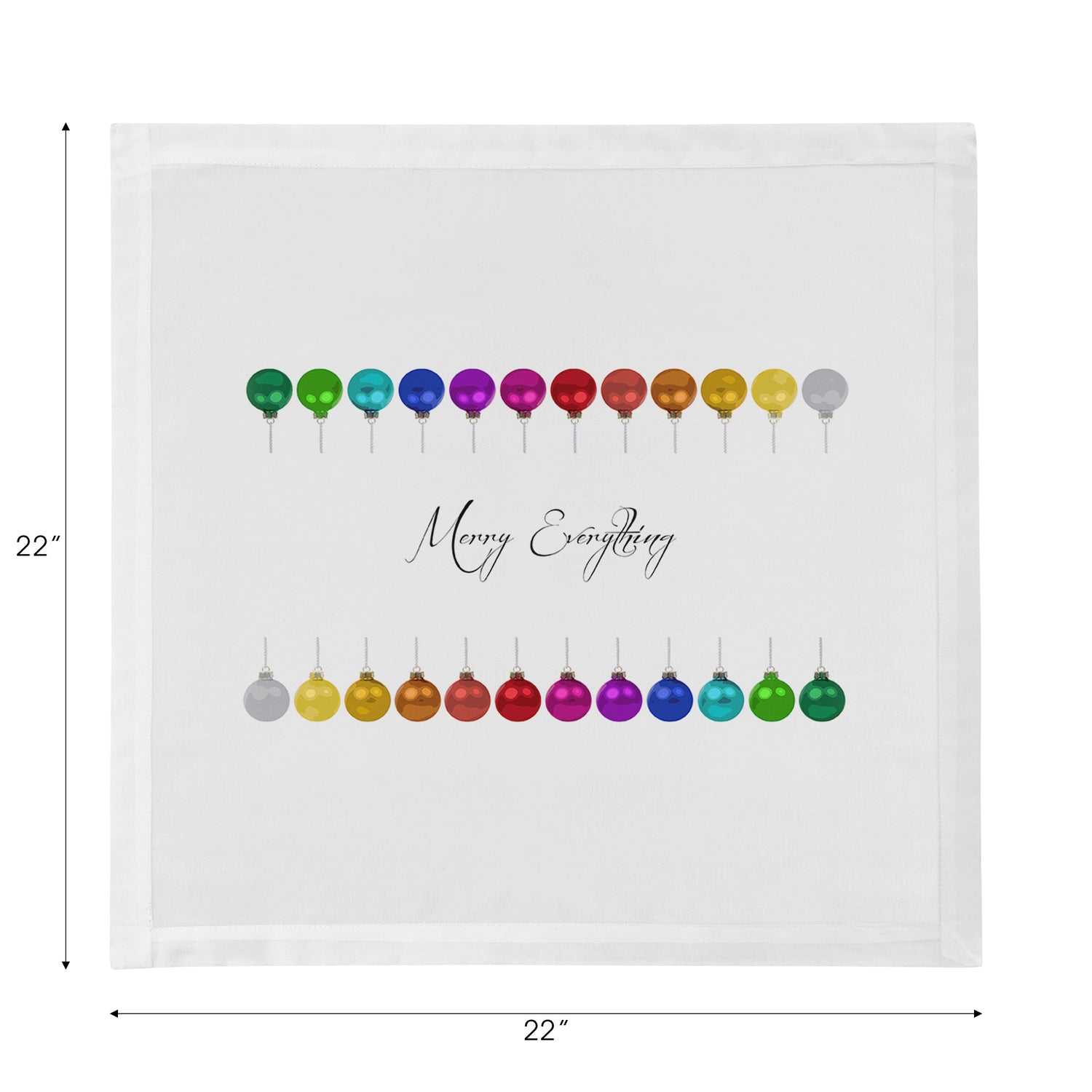 Merry Everything Cotton Sateen Dinner Napkins
