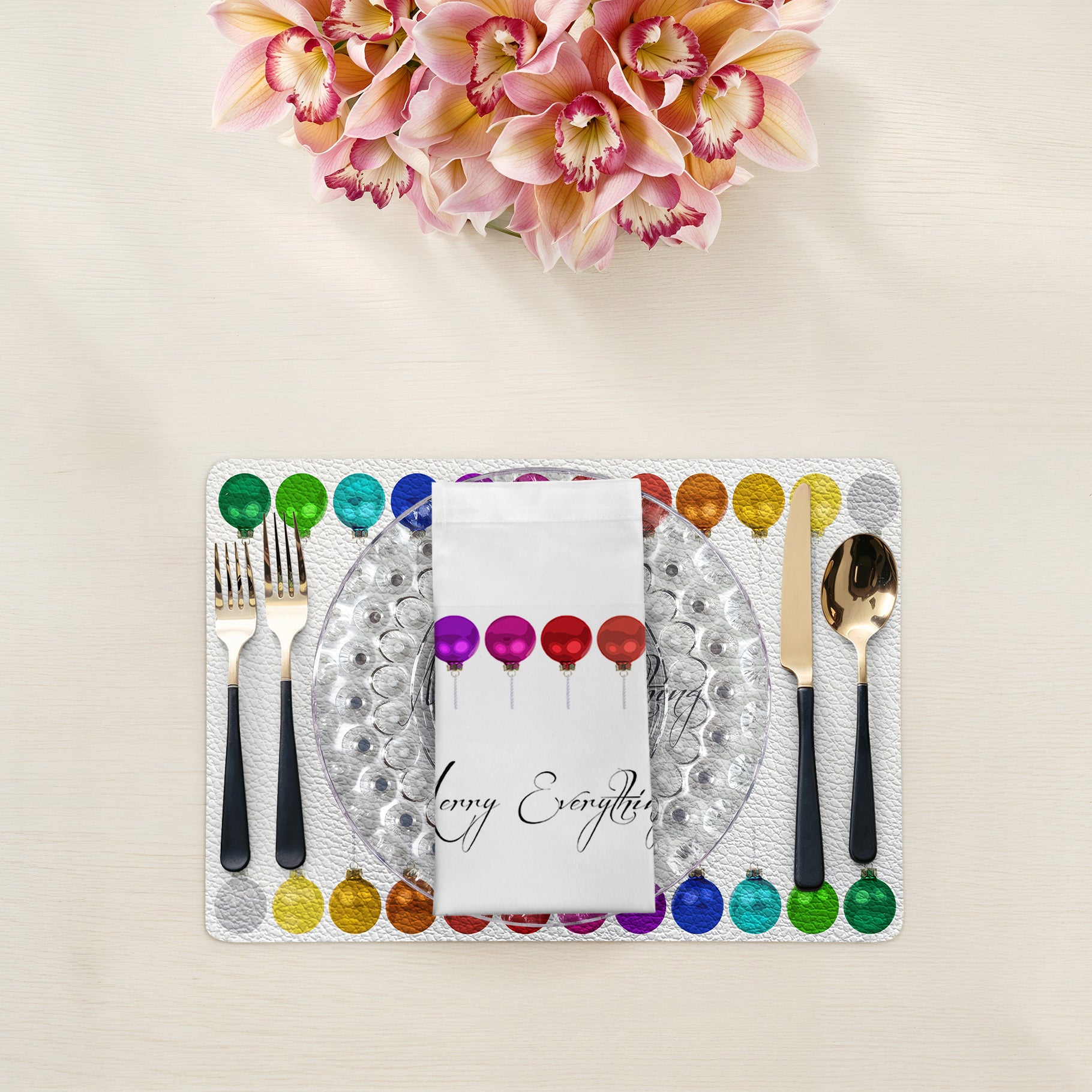 Merry Everything Cotton Sateen Dinner Napkins