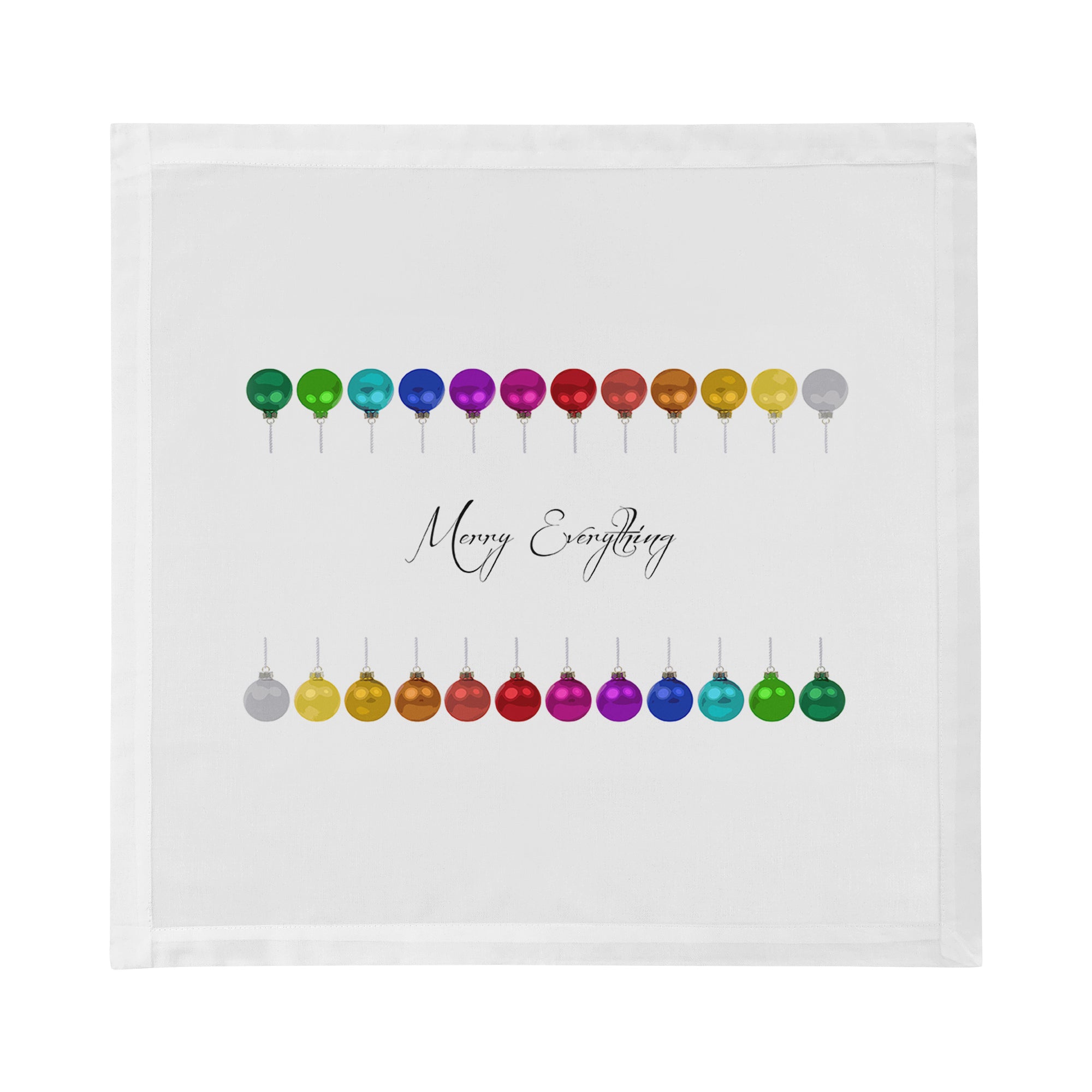 Merry Everything Cotton Sateen Dinner Napkins