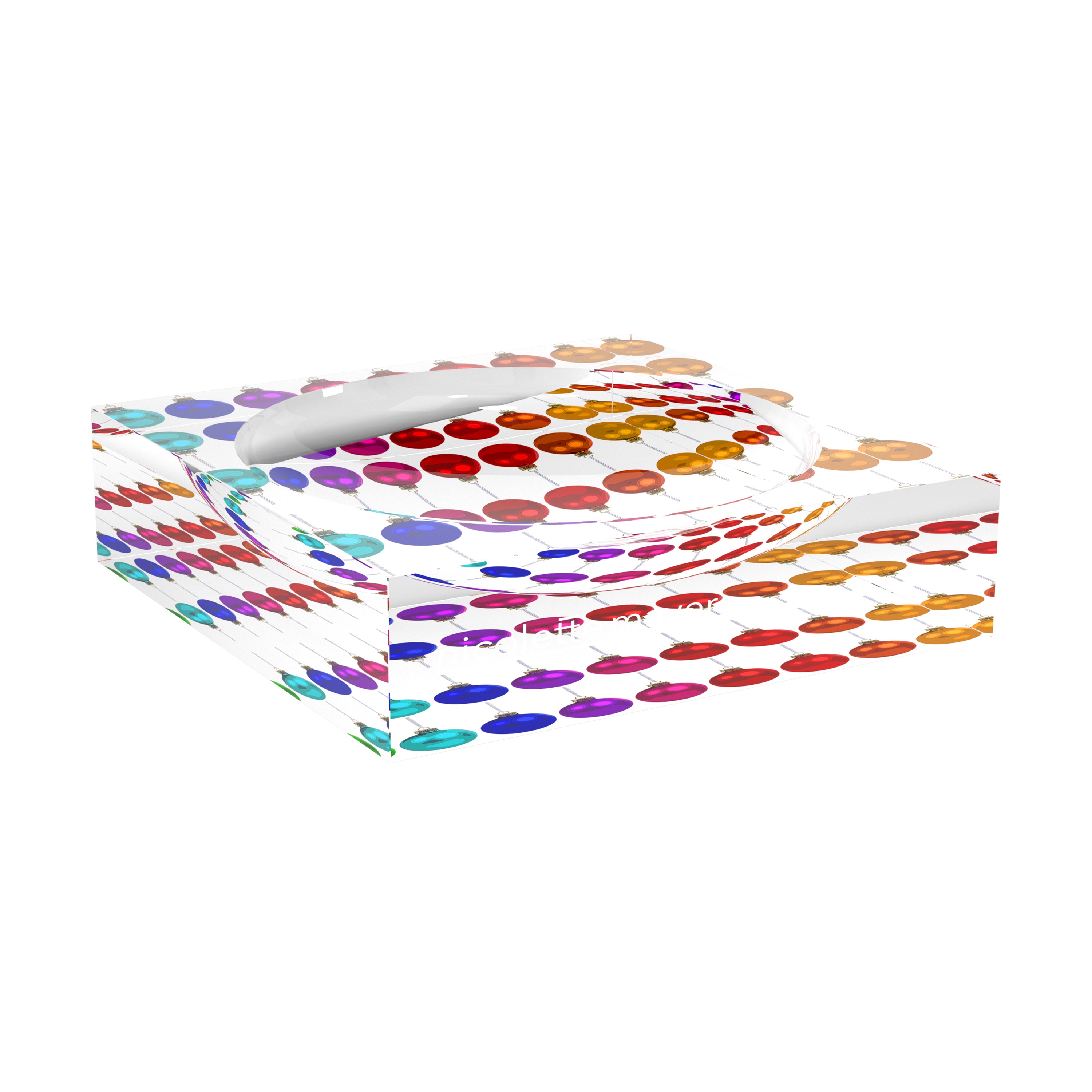 Merry Everything Acrylic Candy Catchall Dish - nicolettemayer.com