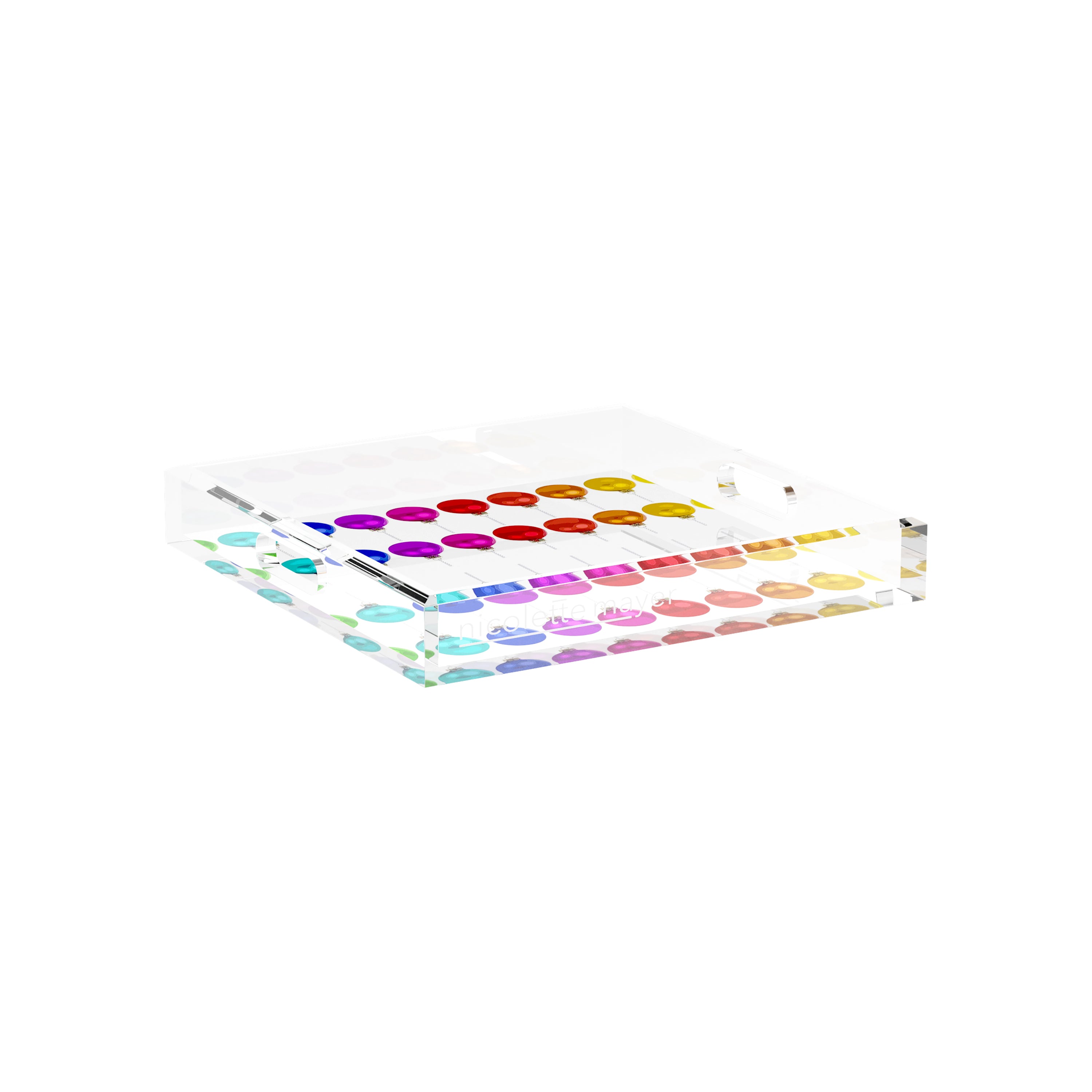 Merry Everything No Writing 12X12 Acrylic Tray - nicolettemayer.com