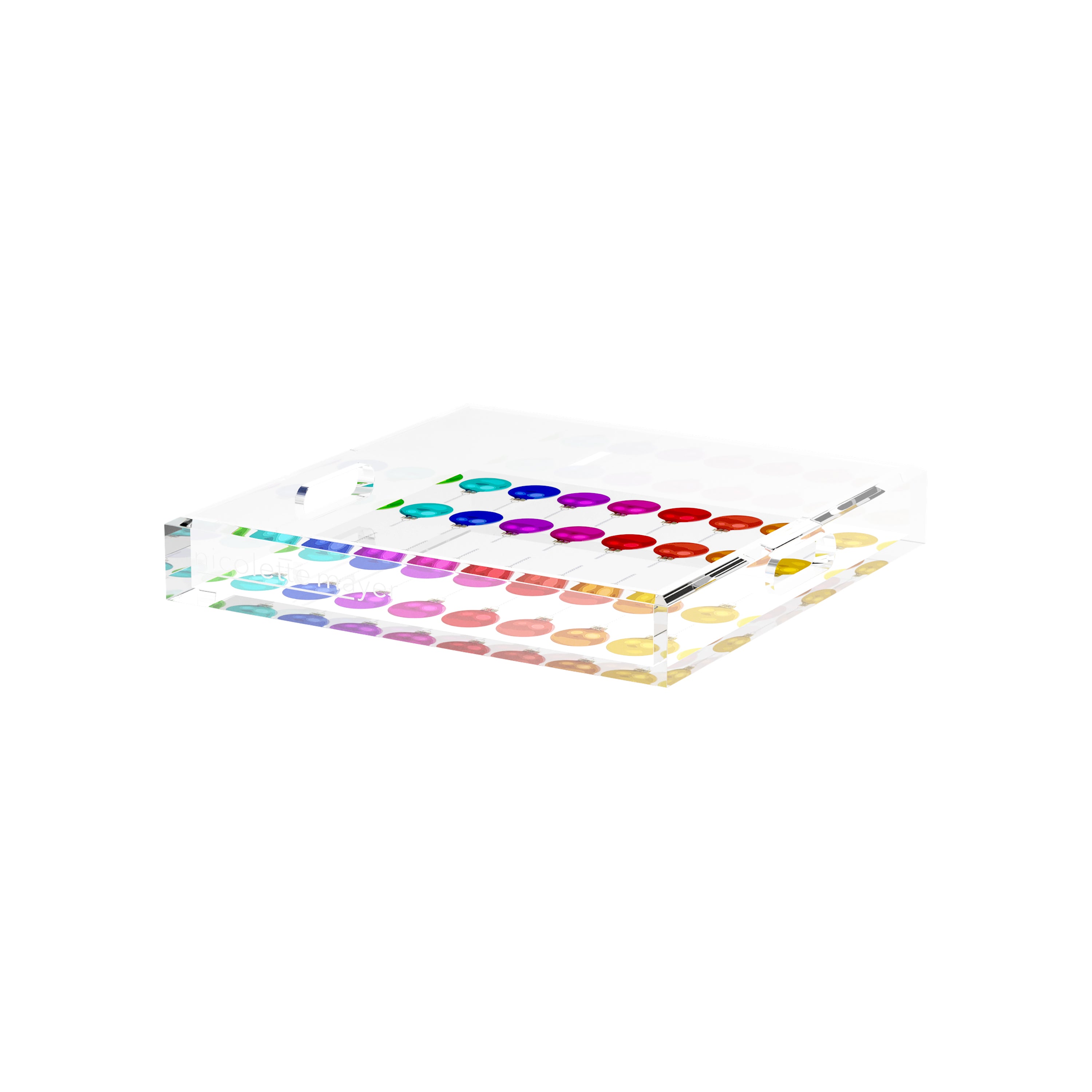 Merry Everything No Writing 12X12 Acrylic Tray - nicolettemayer.com