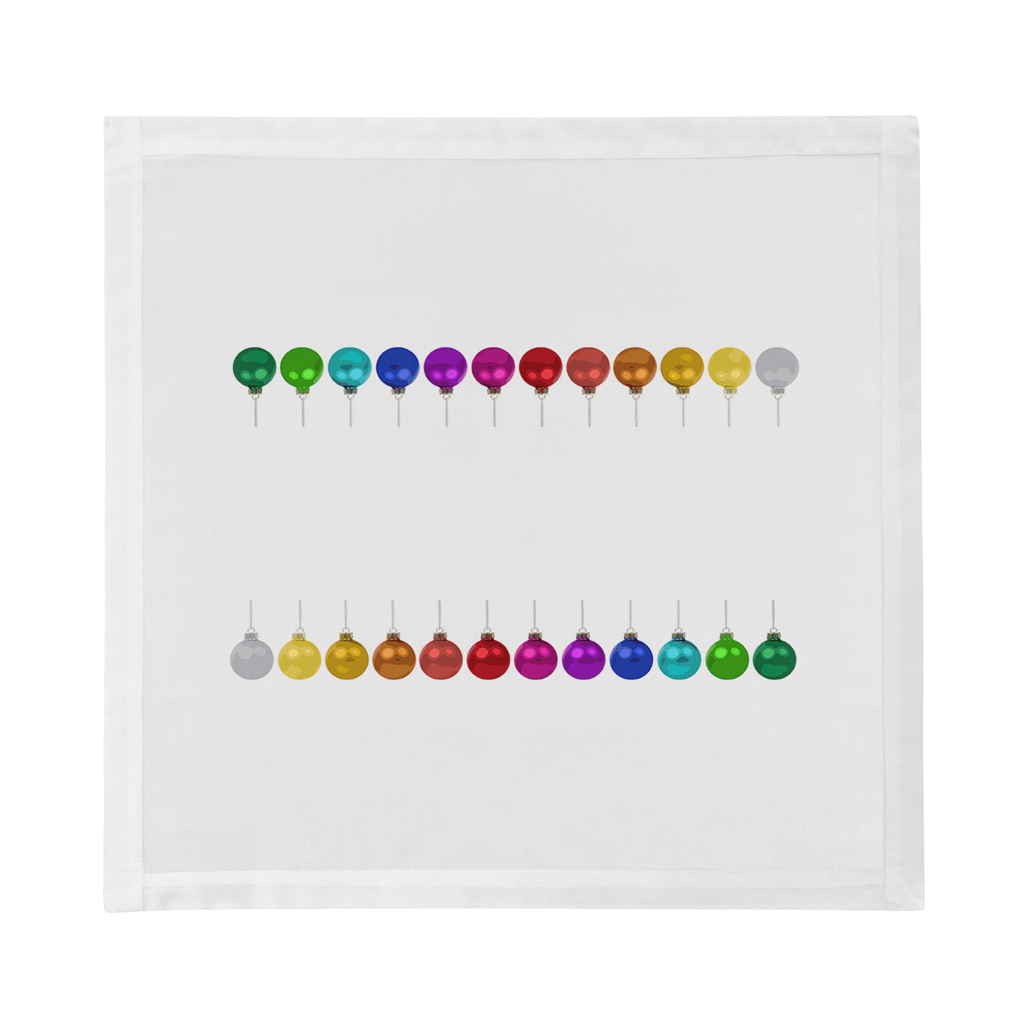 Merry Everything No Writing I Cotton Sateen Dinner Napkins