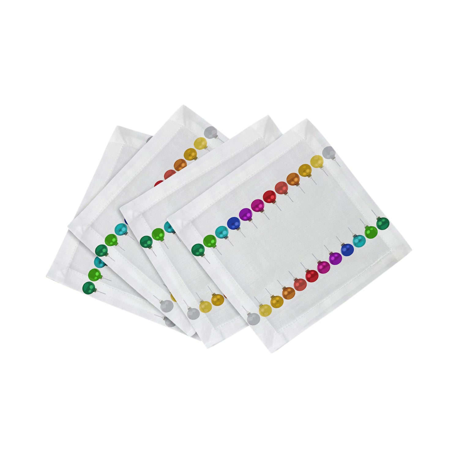 Merry Everything No Writing I Cotton Sateen Cocktail Napkins