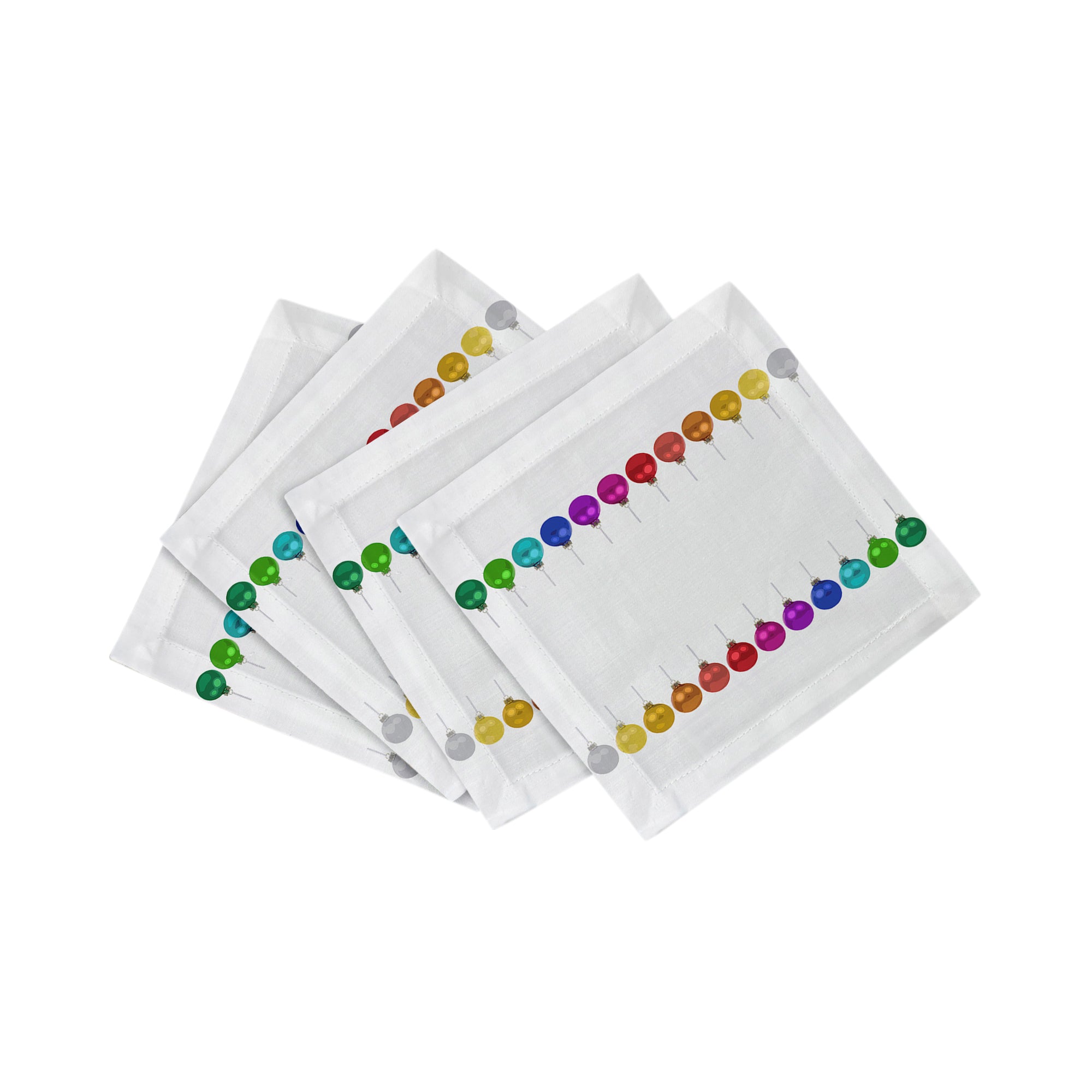 Merry Everything No Writing I Cotton Sateen Cocktail Napkins