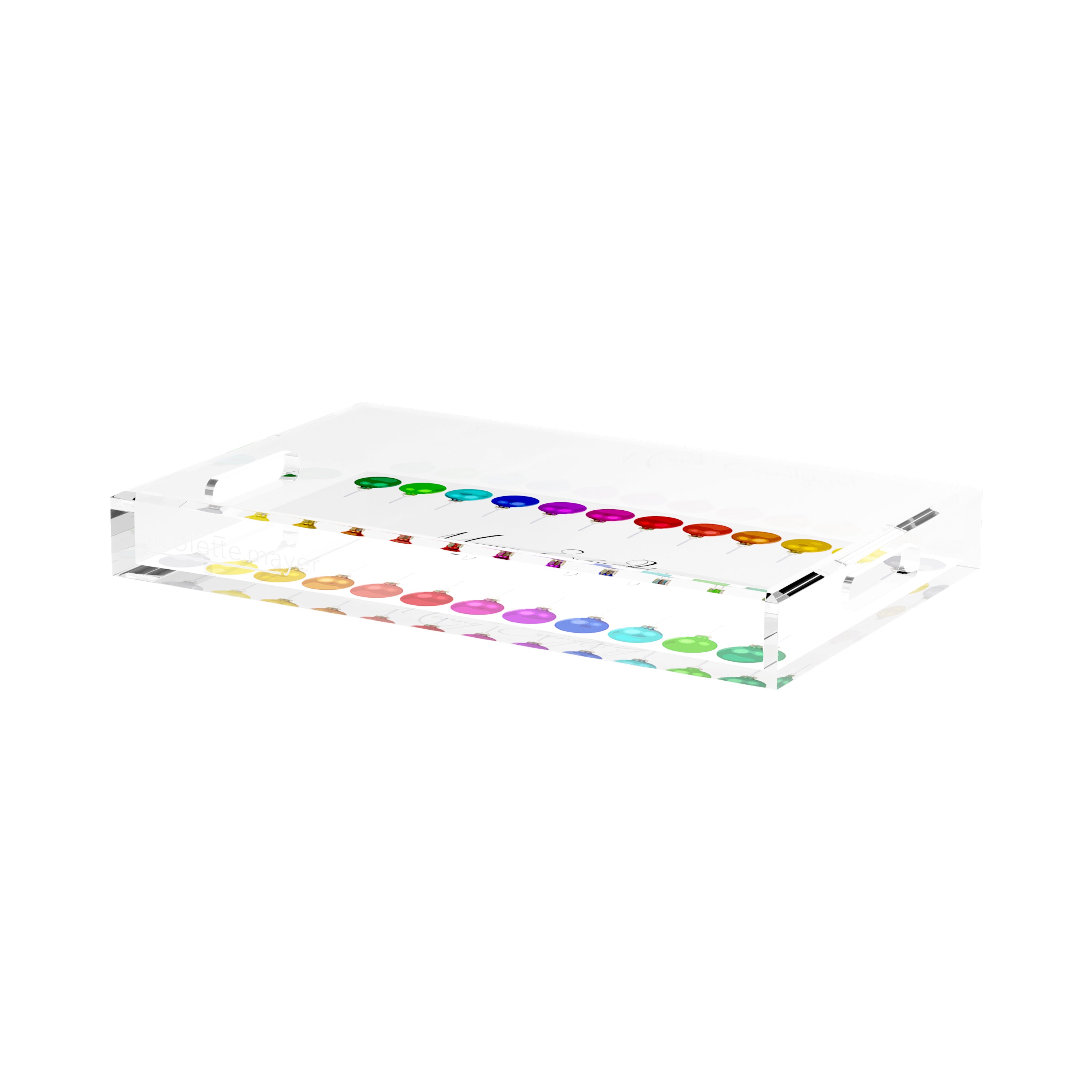 Merry Everything! 17X10.5 Acrylic Tray - nicolettemayer.com