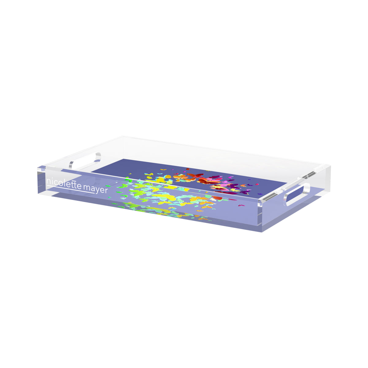 Metamorphosis Acrylic Rectangle Decorative Tray, by Nicolette Mayer