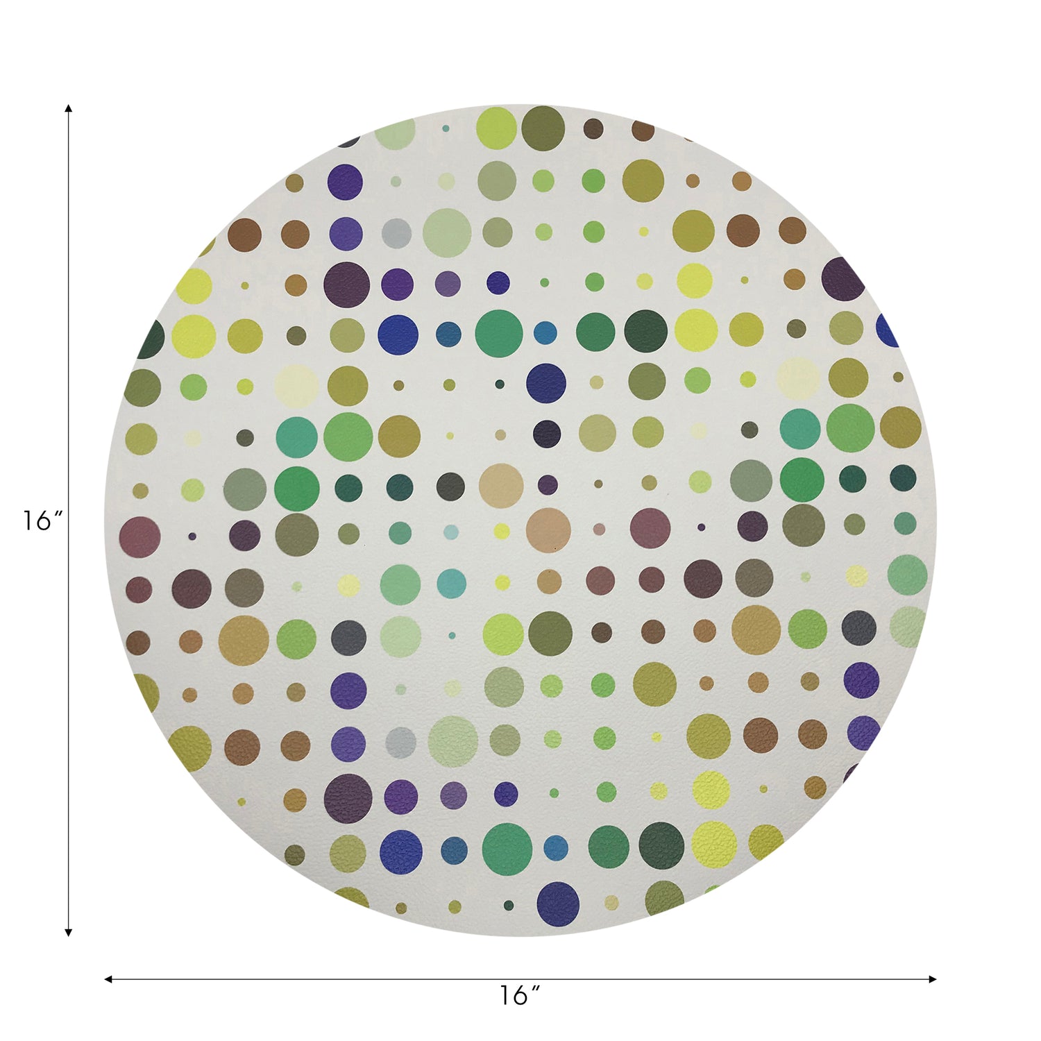 Mod Confetti Granada 16" Round Pebble Placemats, Set of 4 - nicolettemayer.com