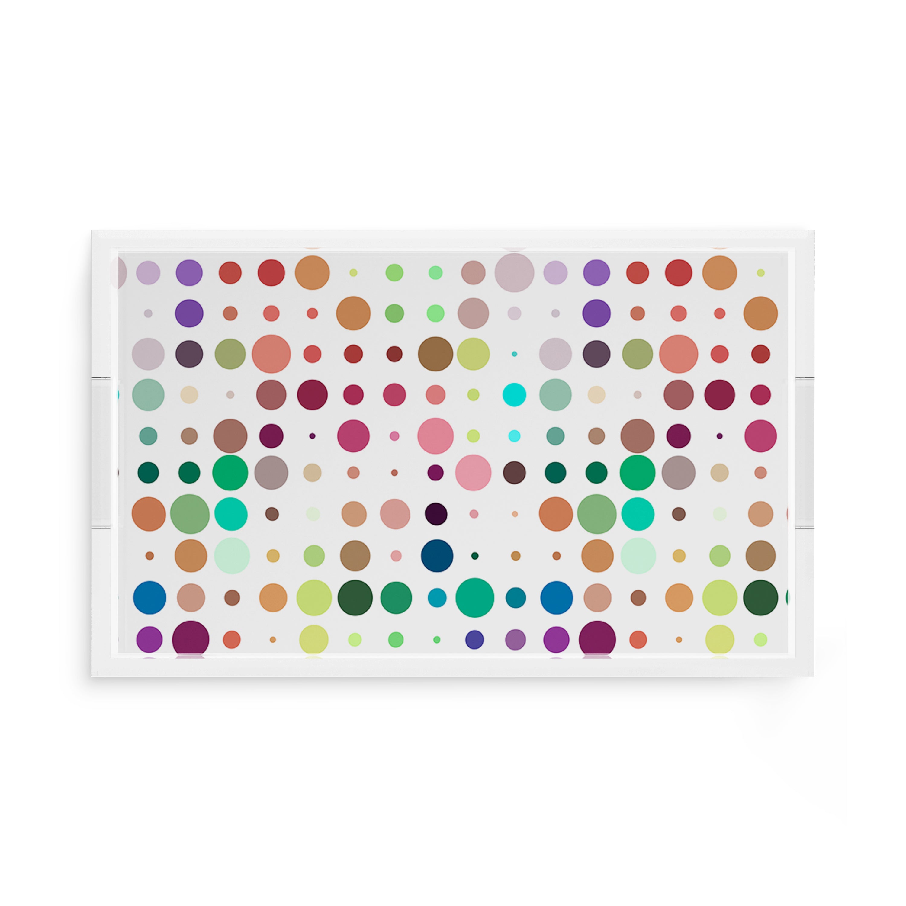 Mod Confetti Andre 17X10.5 Acrylic Tray - nicolettemayer.com