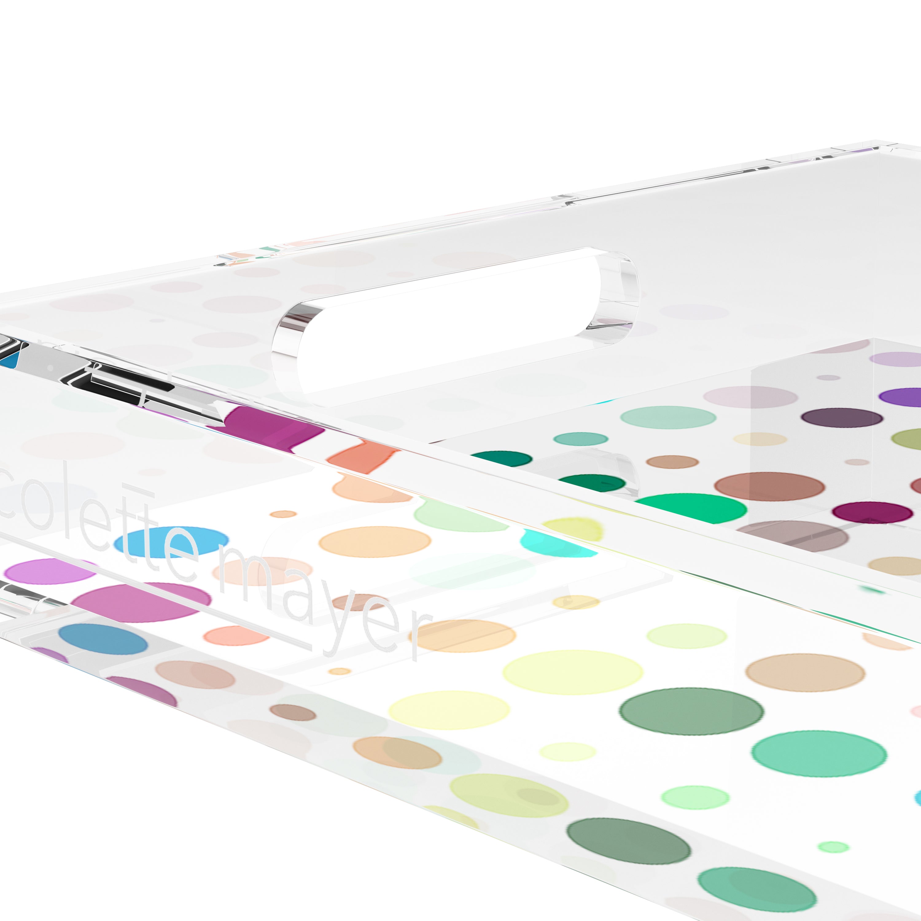 Mod Confetti Andre 17X10.5 Acrylic Tray - nicolettemayer.com