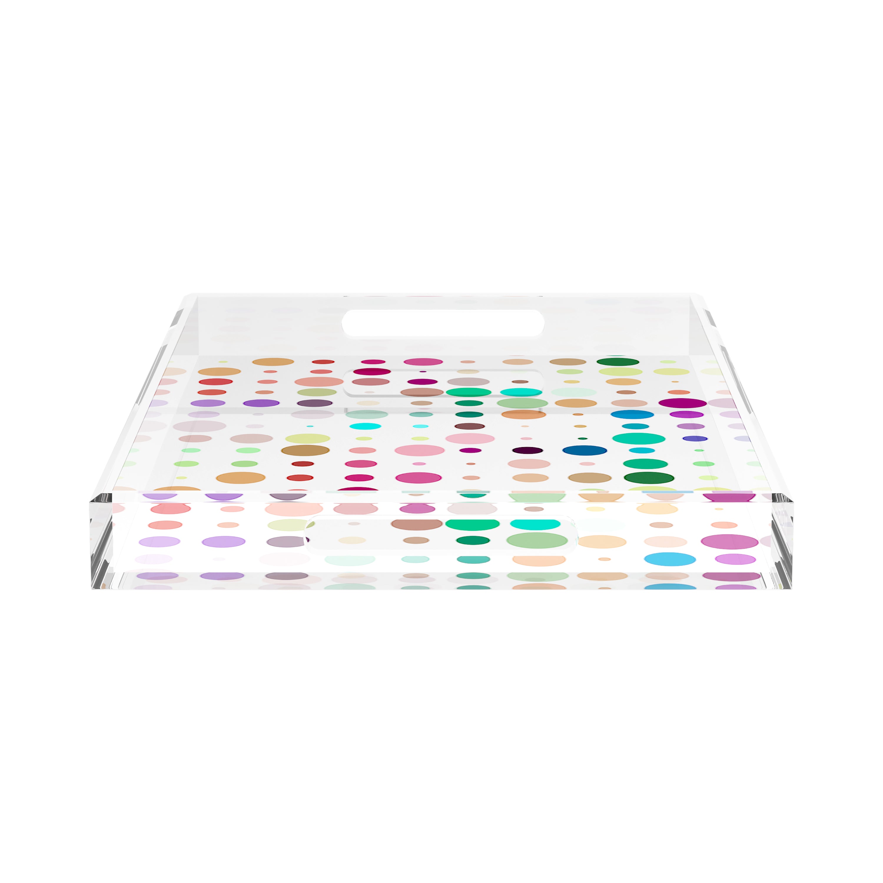 Mod Confetti Andre 22.5X14.5 Acrylic Tray - nicolettemayer.com