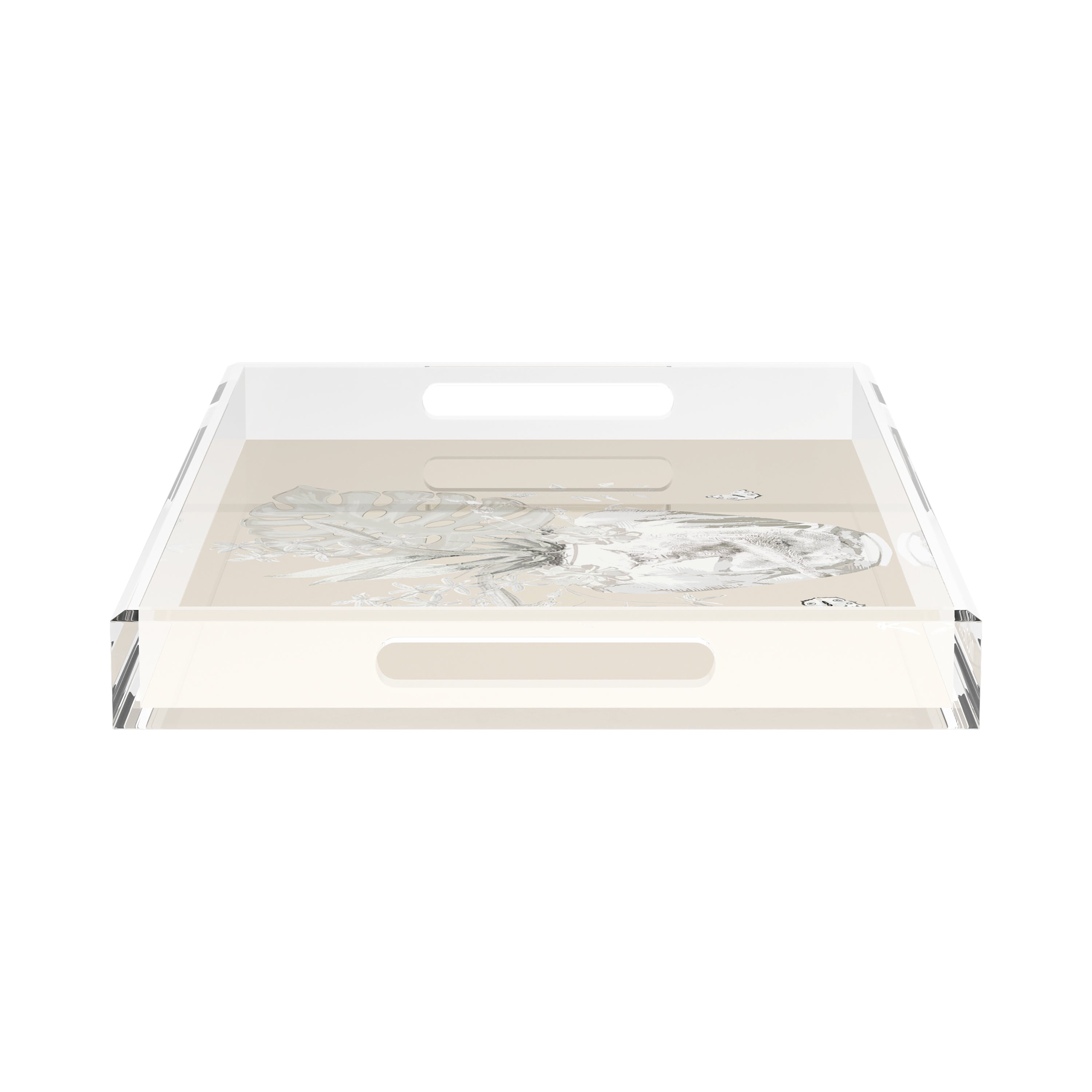 Monkey Large Jungle Greenwhich 22.5X14.5 Acrylic Tray - nicolettemayer.com