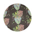 Monkey Small Jungle Chocolatte Lime 16" Round Pebble Placemats, Set of 4 - nicolettemayer.com
