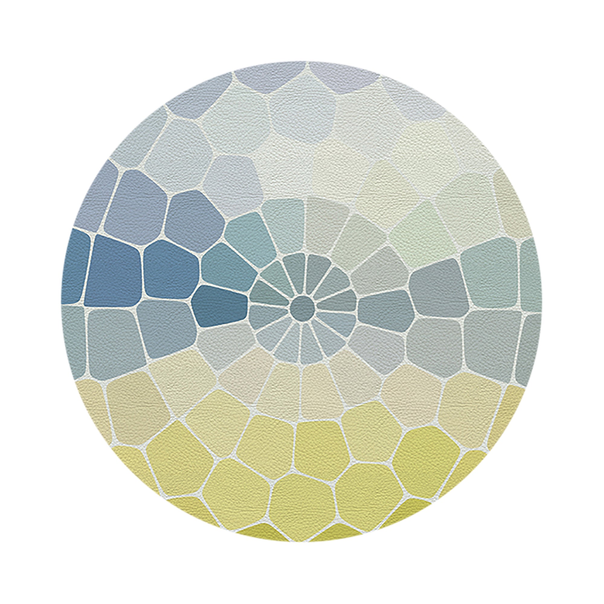 Mosaico Taormino 16" Round Pebble Placemats, Set of 4 - nicolettemayer.com