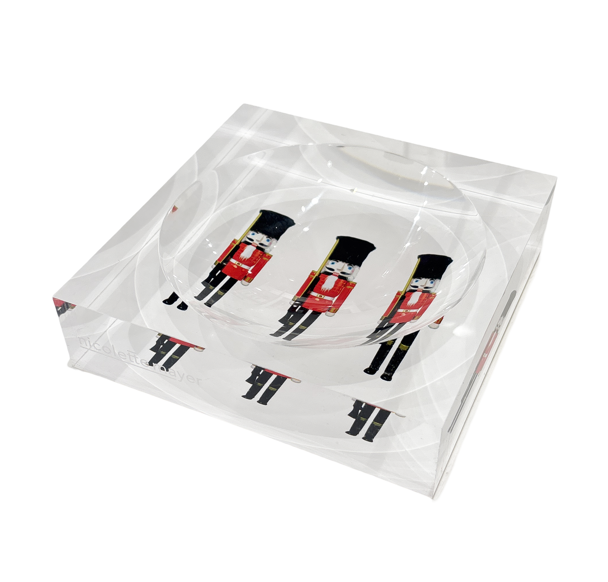 Nutcracker Acrylic Candy Catchall Dish