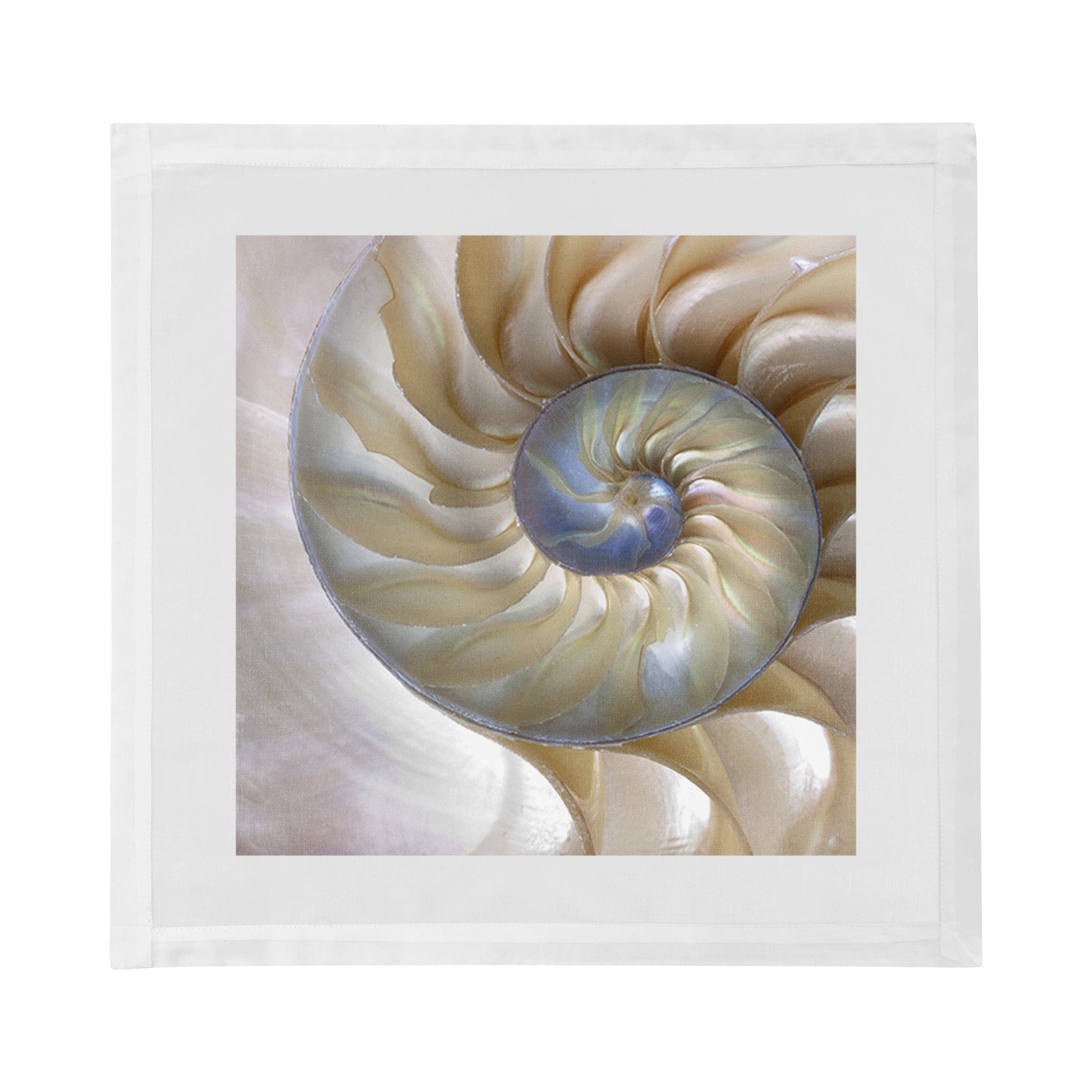 Nautilus Pearl Cotton Sateen Dinner Napkins - nicolettemayer.com
