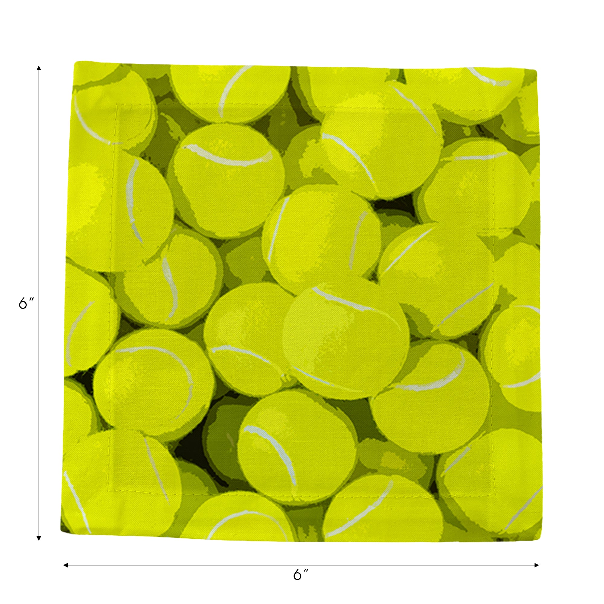 Neon Balls Cotton Sateen Cocktail Napkins - nicolettemayer.com