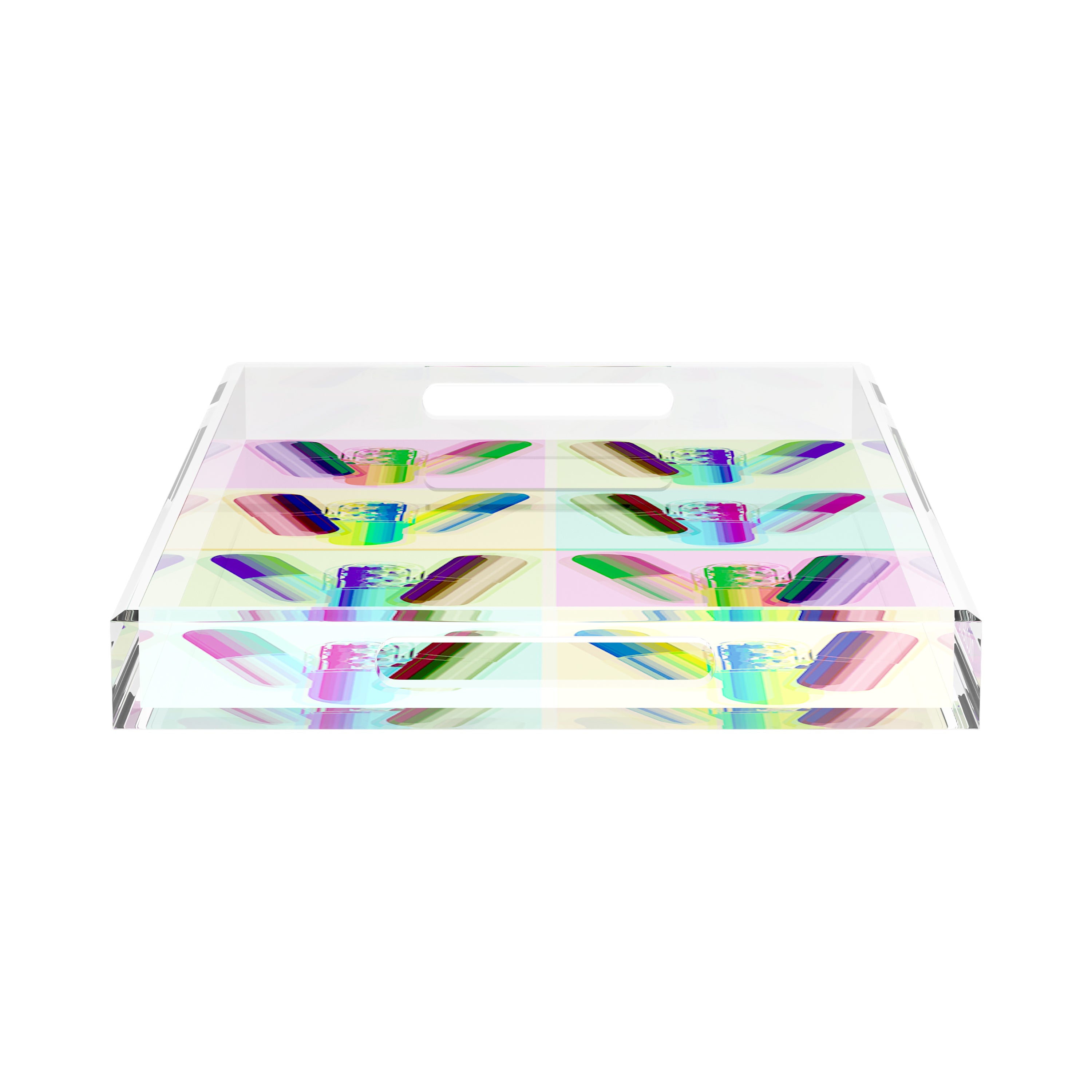 Ode To Hurst Psychedelic 22.5X14.5 Acrylic Tray - nicolettemayer.com