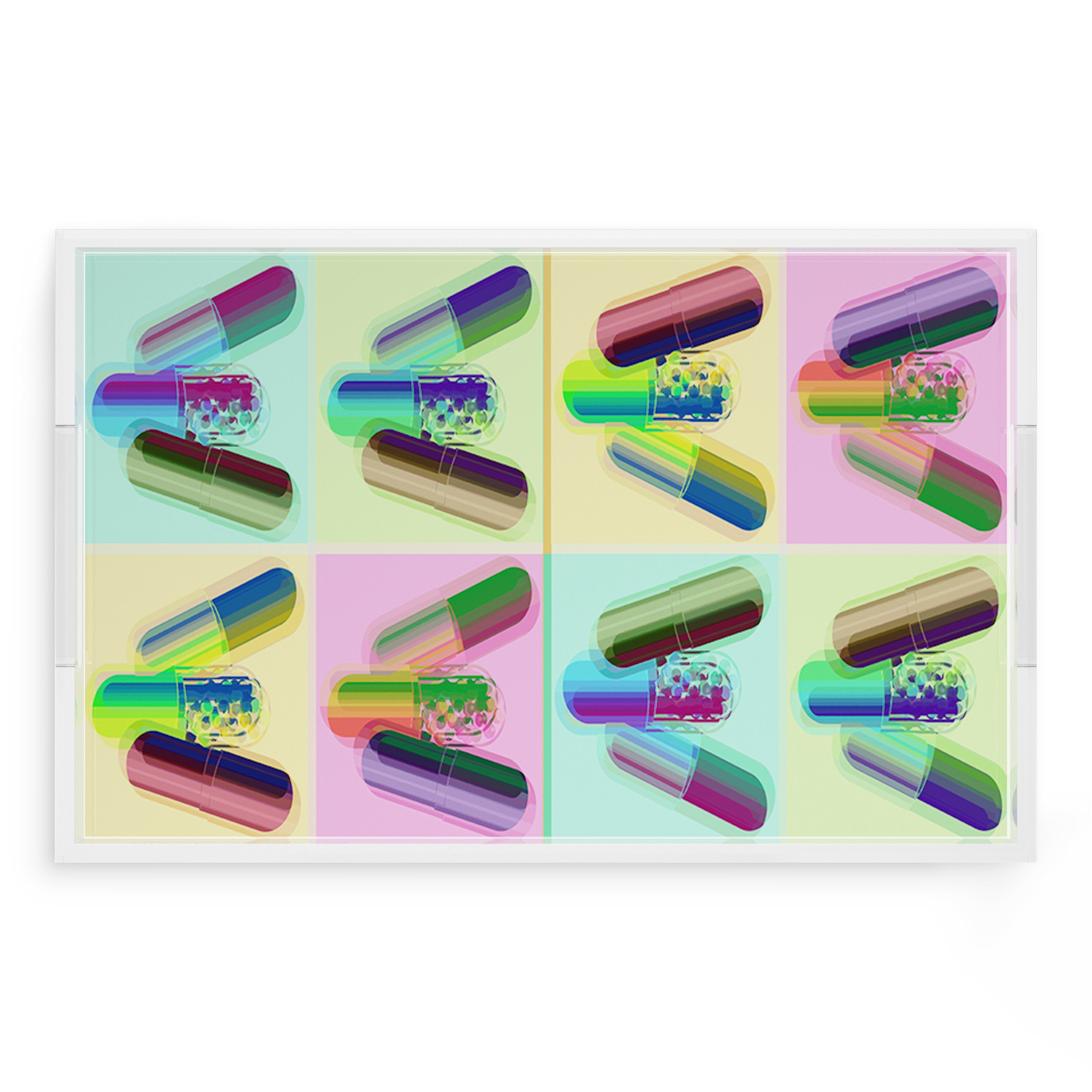 Ode To Hurst Psychedelic 22.5X14.5 Acrylic Tray - nicolettemayer.com