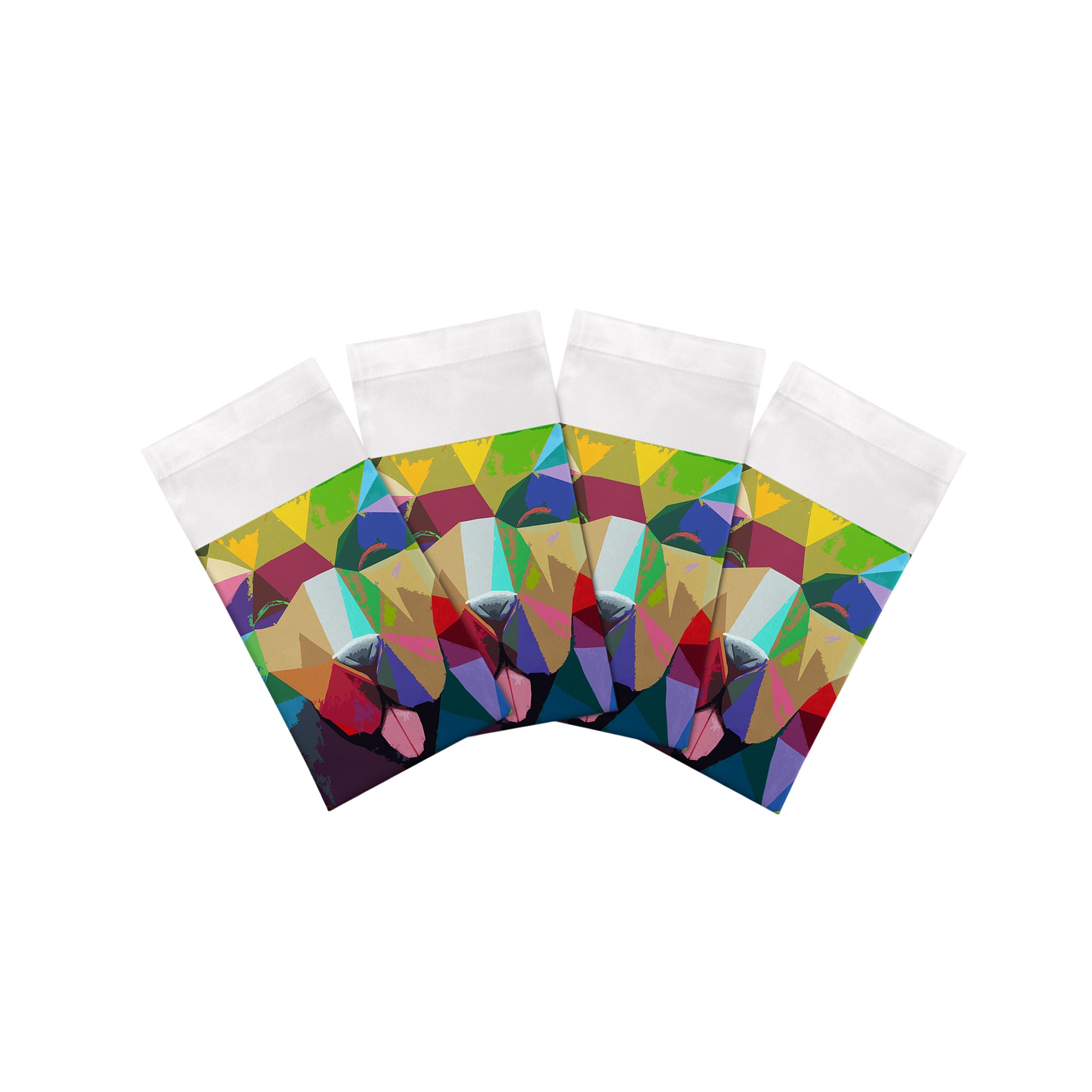 Ode to Kuda Candy Cotton Sateen Dinner Napkins