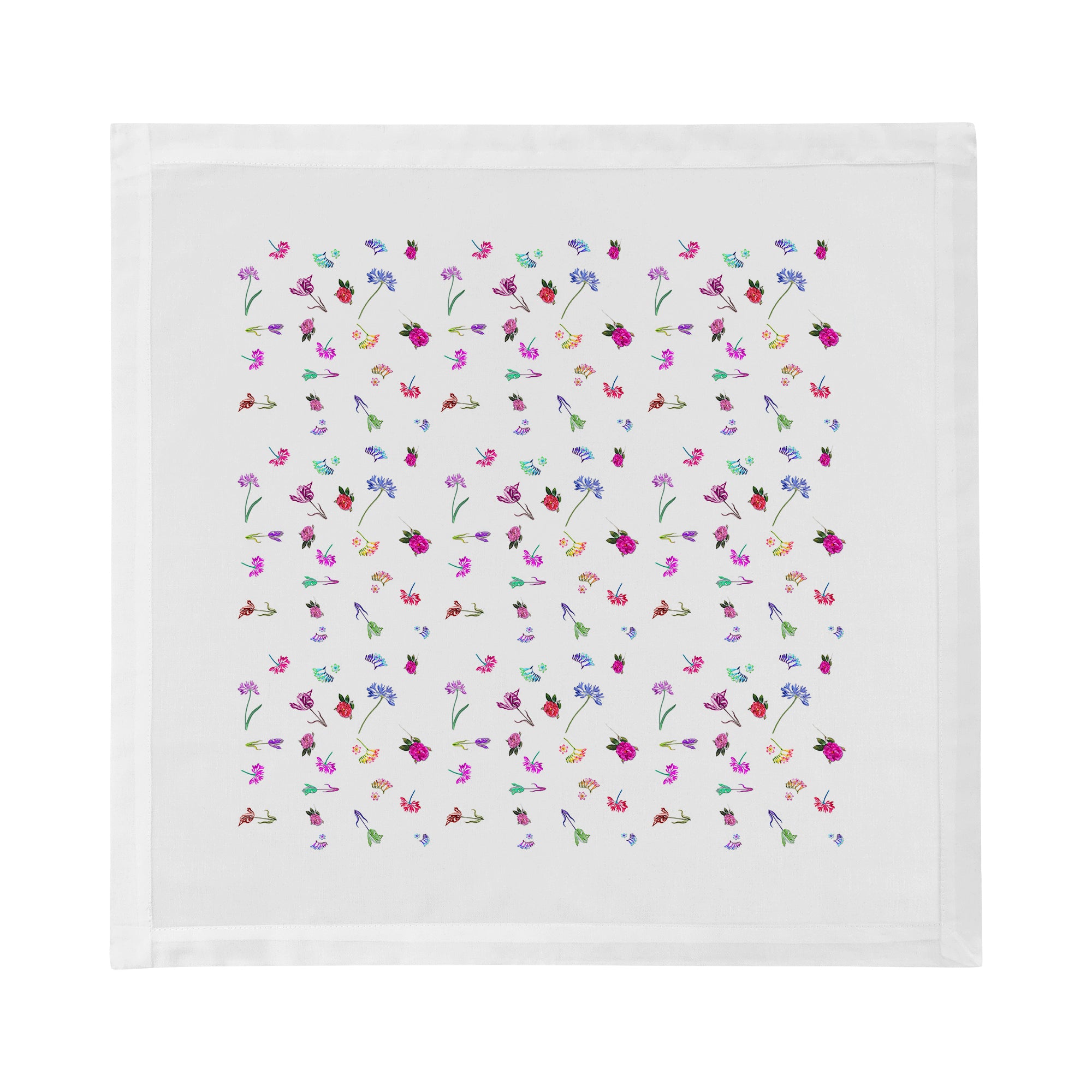 Pistils Tossed Cotton Sateen Dinner Napkins - nicolettemayer.com