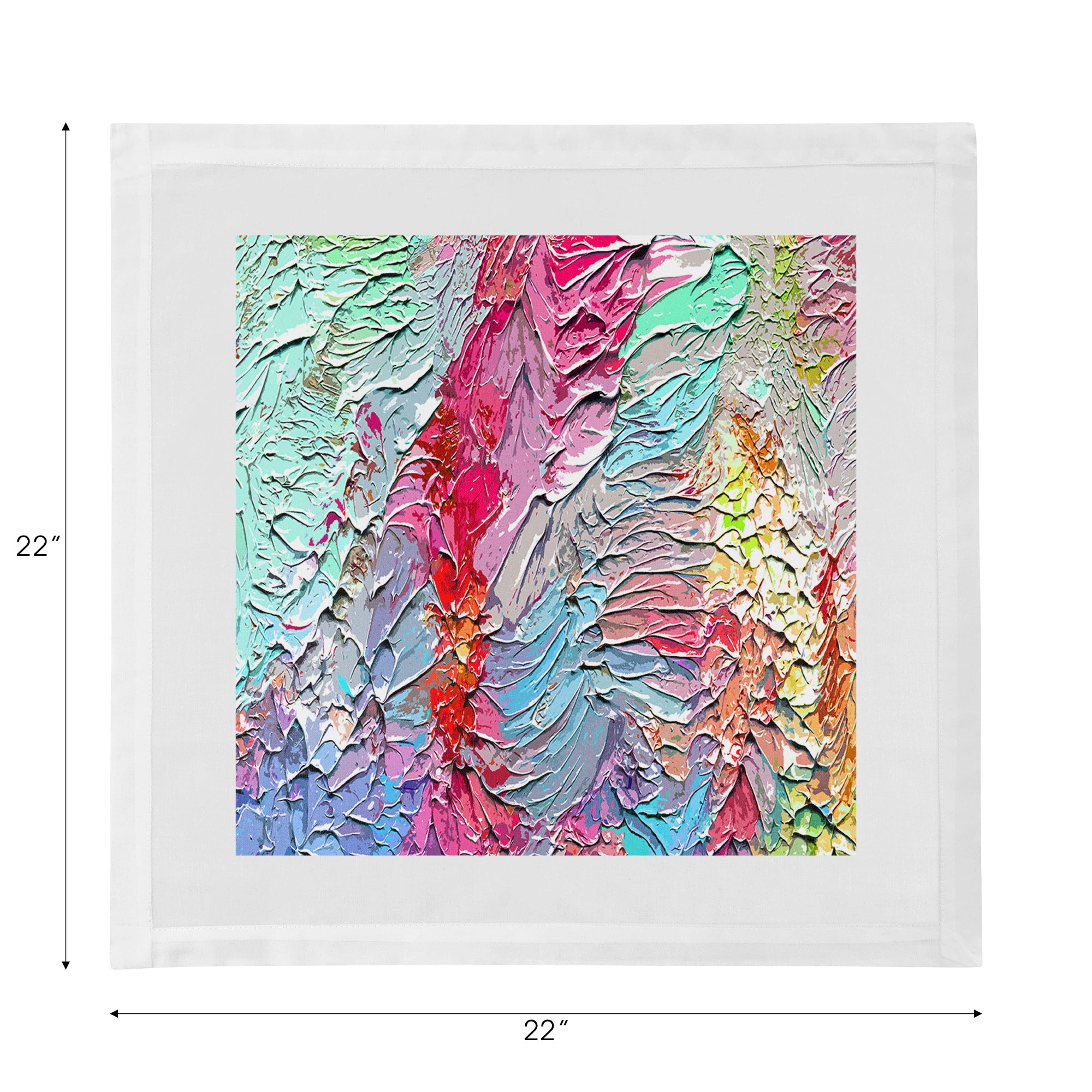Paint Brights Cotton Sateen Dinner Napkins - nicolettemayer.com