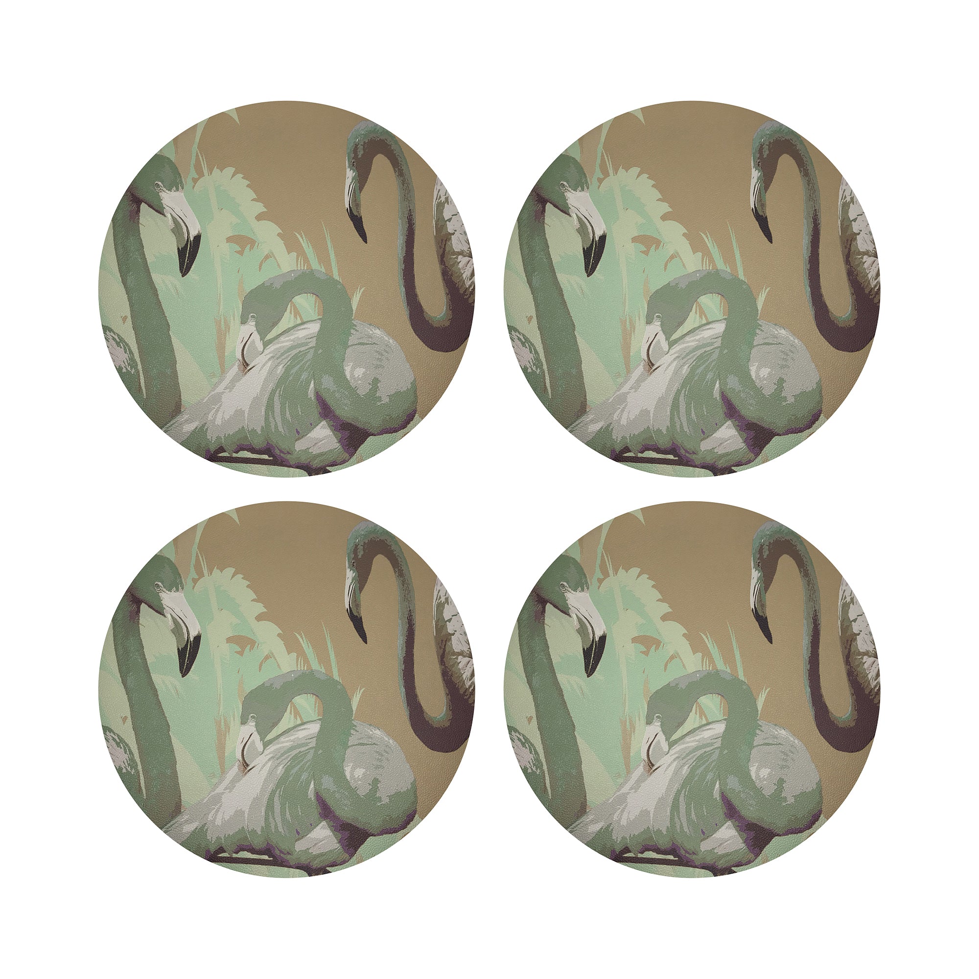 Palm Springs Belize 16" Round Pebble Placemats, Set of 4 - nicolettemayer.com