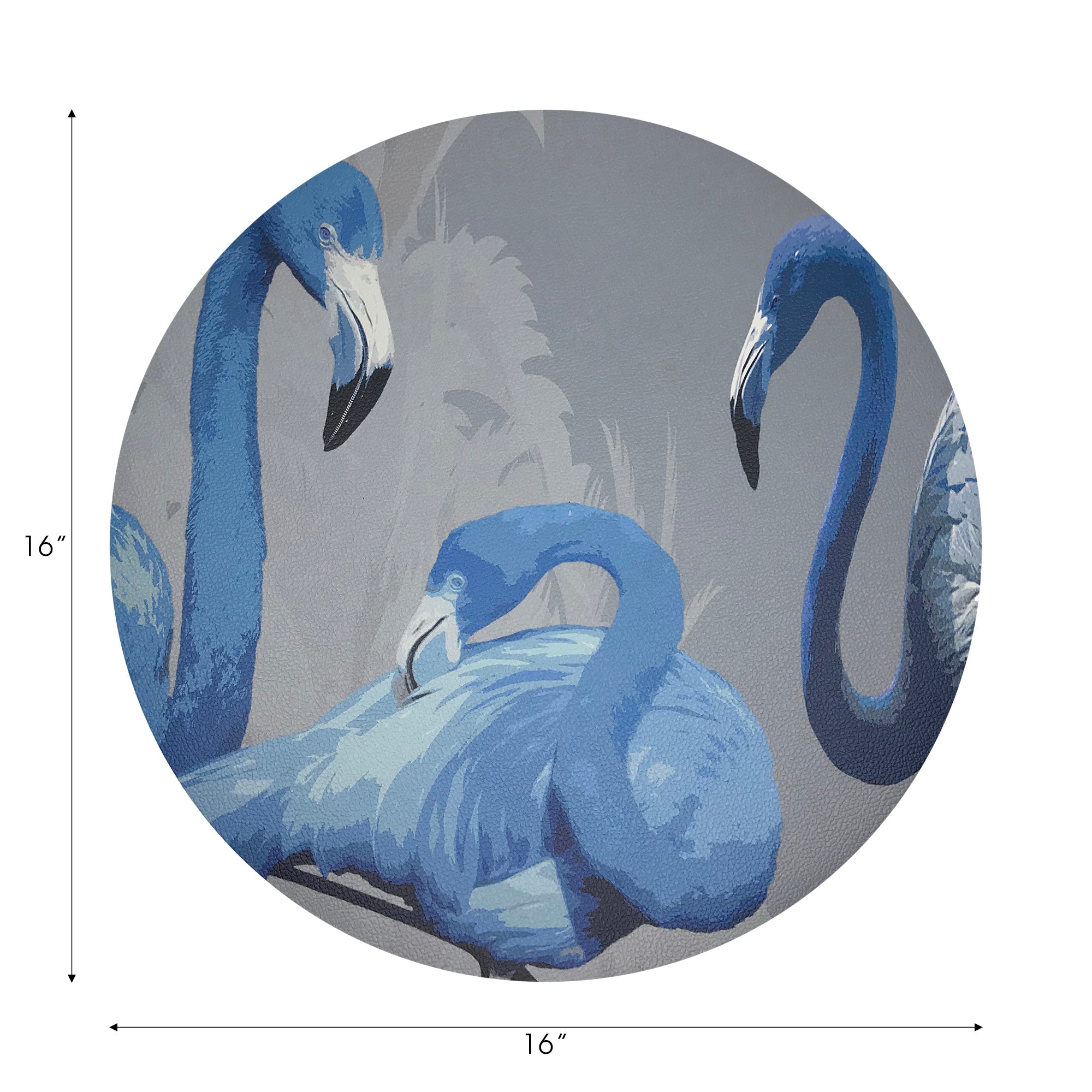 Palm Springs Beverley 16" Round Pebble Placemats, Set of 4 - nicolettemayer.com