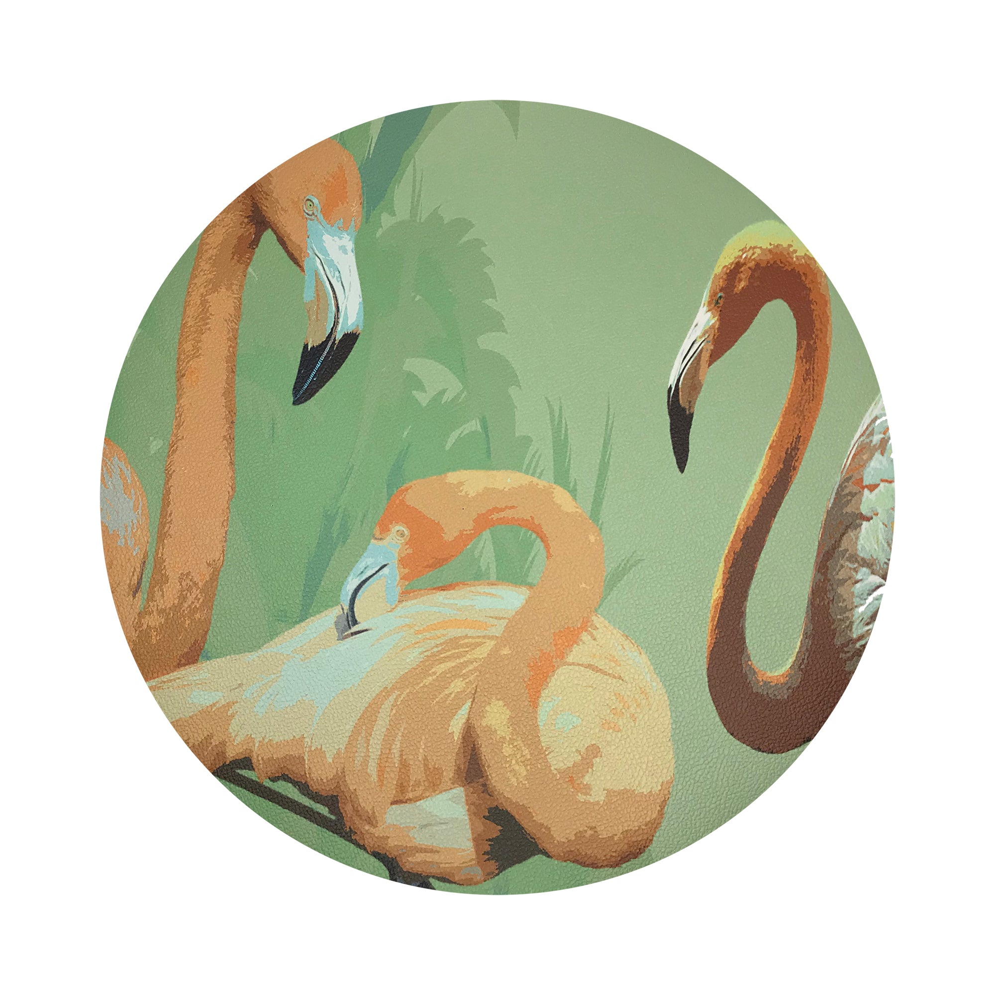 Palm Springs Granada 16" Round Pebble Placemats, Set of 4 - nicolettemayer.com