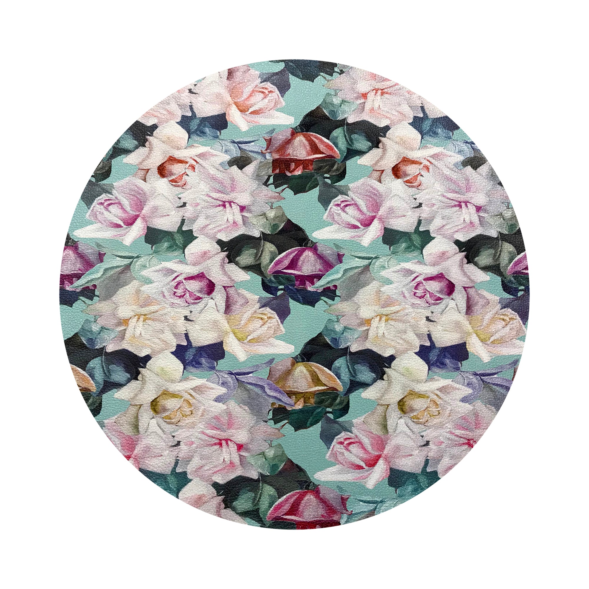 Passion Laduree 16 Round Pebble Placemat, Set Of 4 - nicolettemayer.com