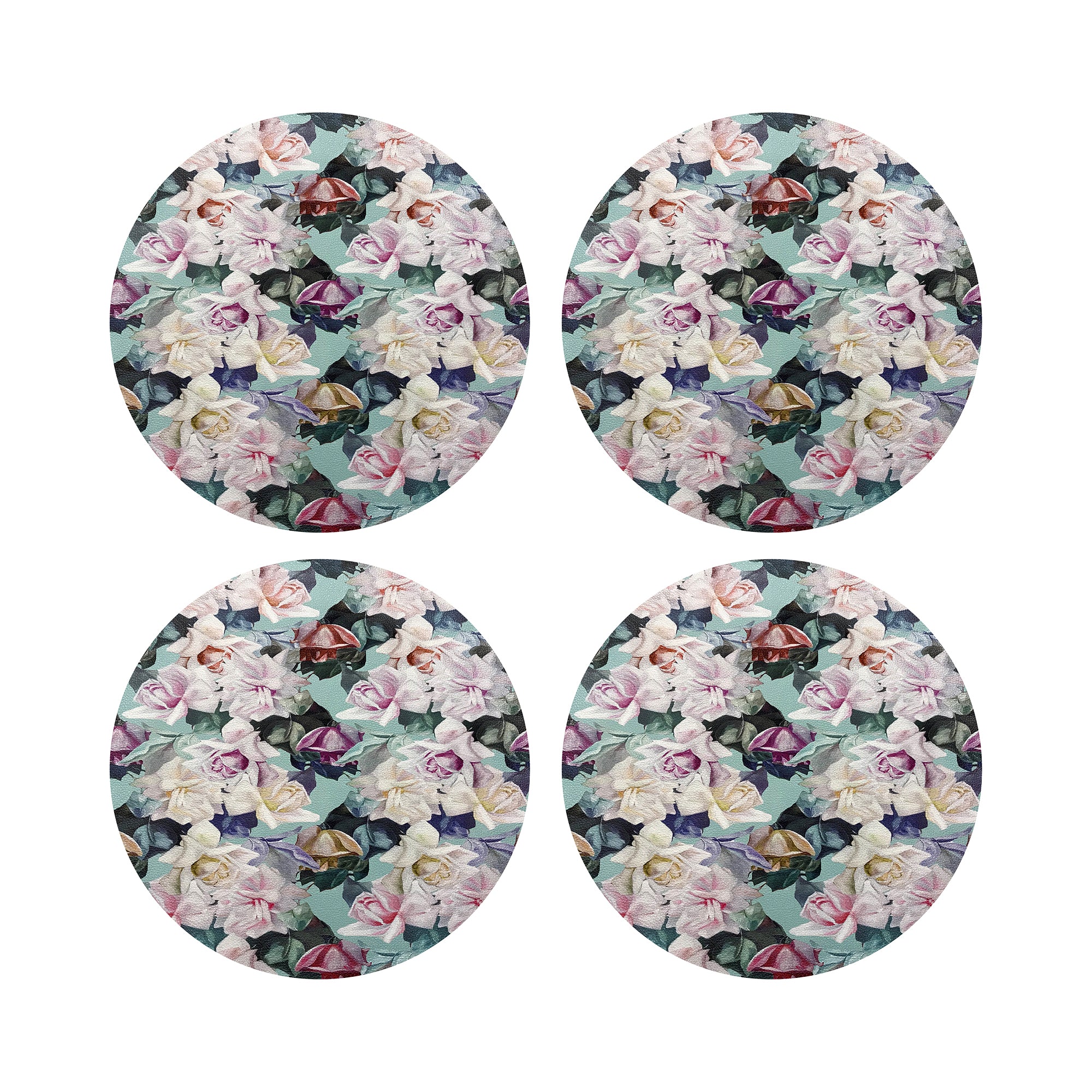 Passion Laduree 16 Round Pebble Placemat, Set Of 4 - nicolettemayer.com