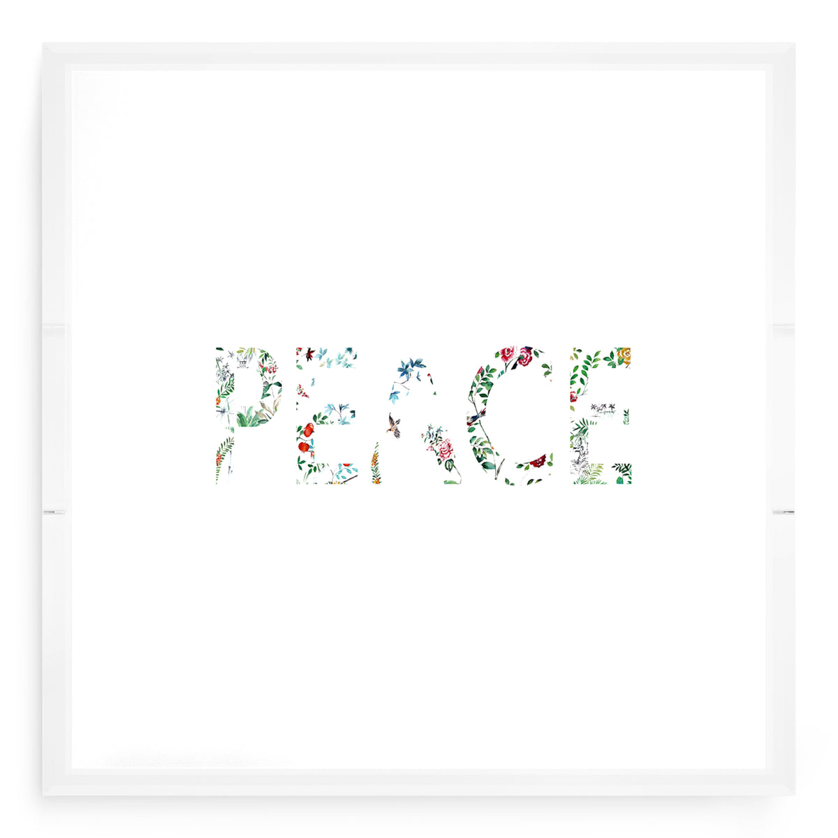 Peace Lost Pavillion Acrylic Decorative Tray, 18 x 18 in. by Nicolette Mayer