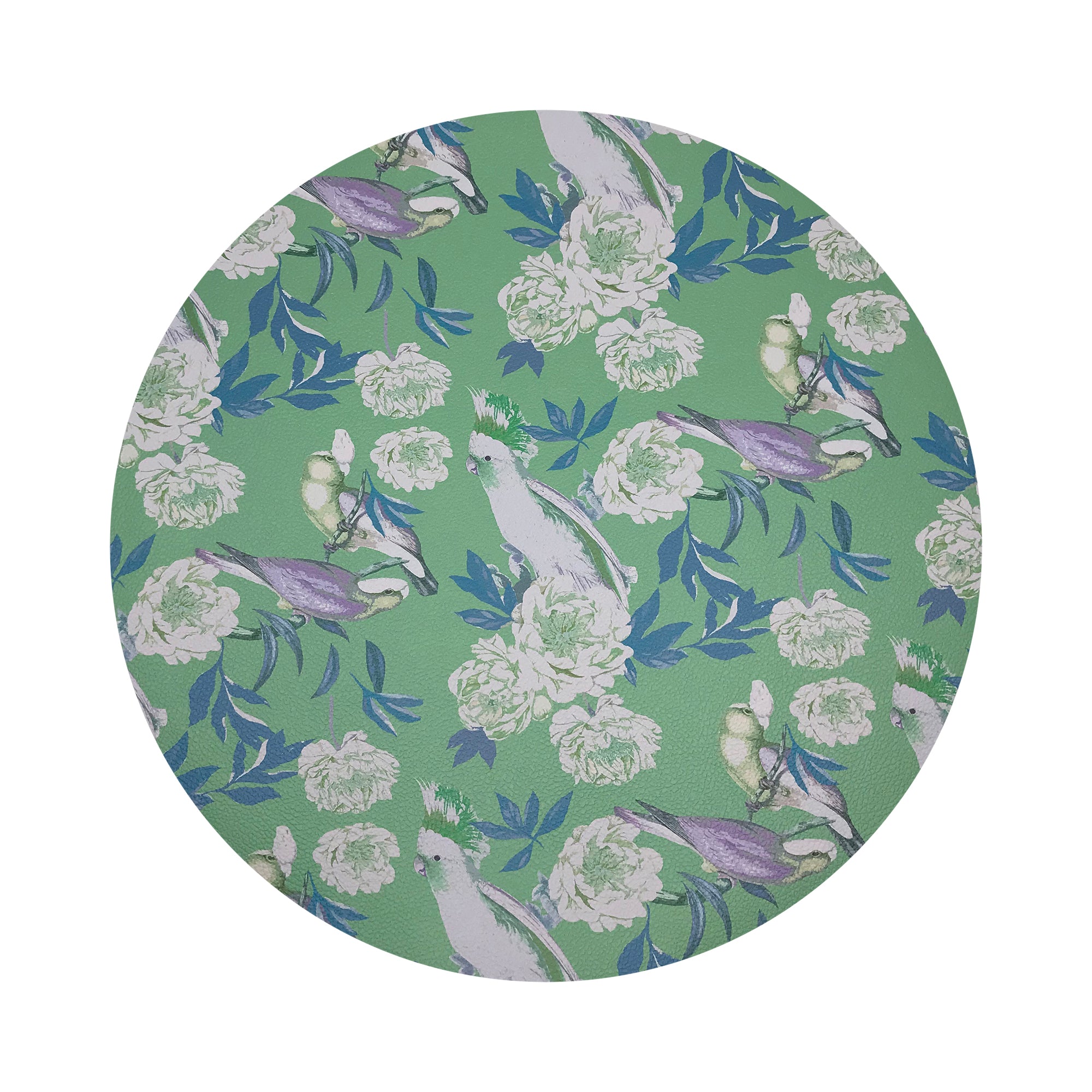 Peony Inspira Tropical 16" Round Pebble Placemats, Set of 4 - nicolettemayer.com