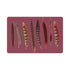 Pheasant Feathers Mauve 17.5" Rectangle Pebble Placemat, Set Of 4 - nicolettemayer.com