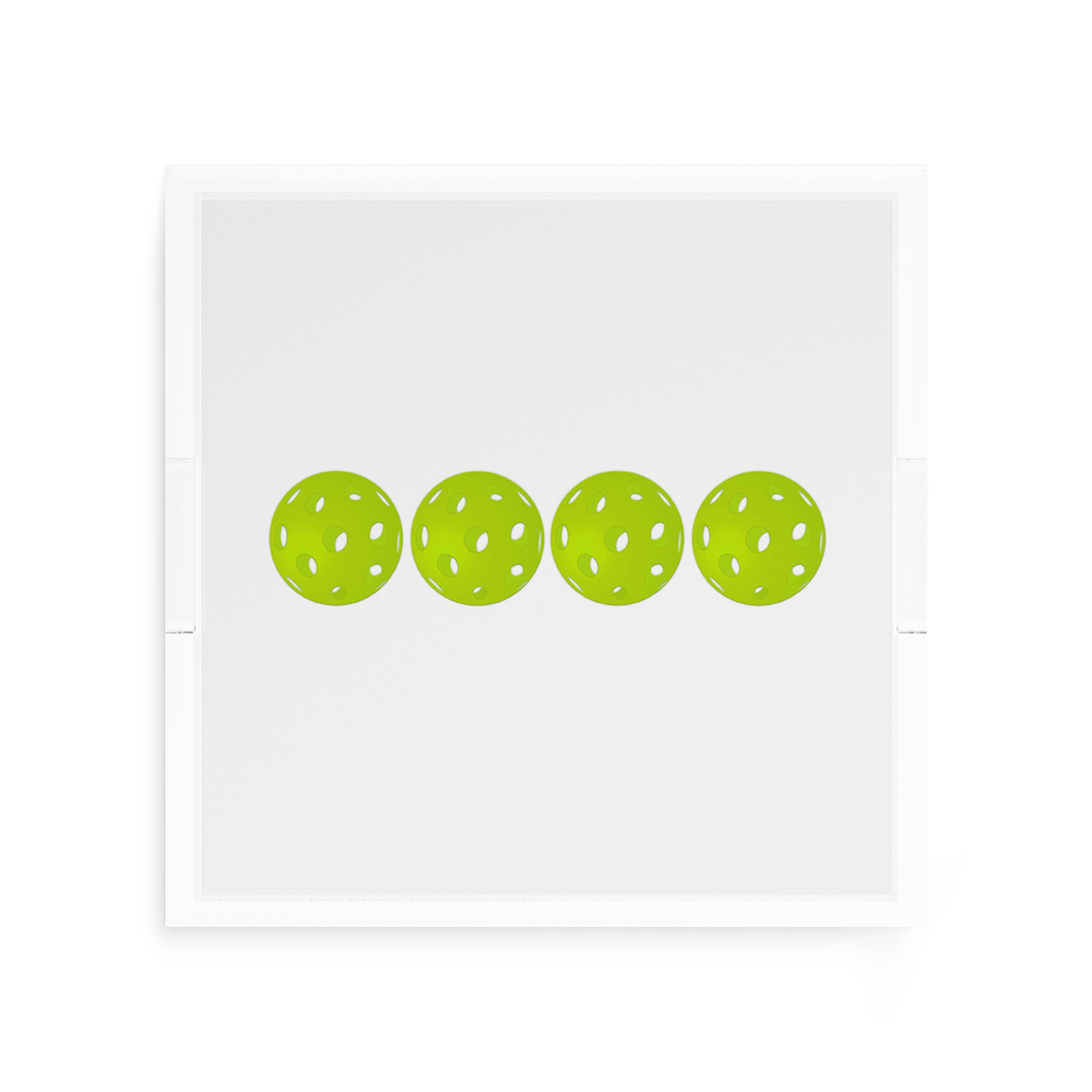 Pickelballs Acid Green 12X12 Acrylic Tray - nicolettemayer.com