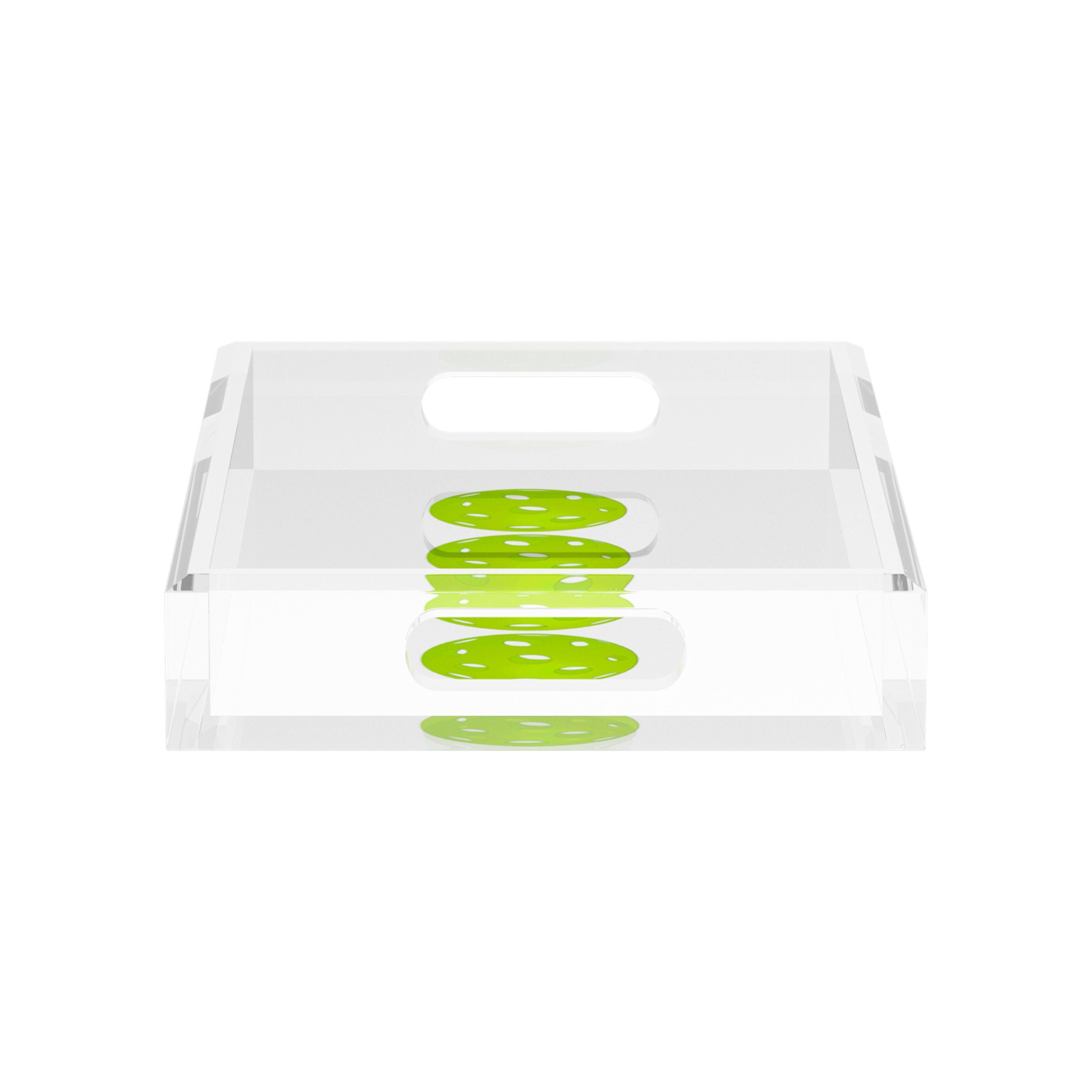 Pickelballs Acid Green 12.5x7.75 Acrylic Tray - nicolettemayer.com