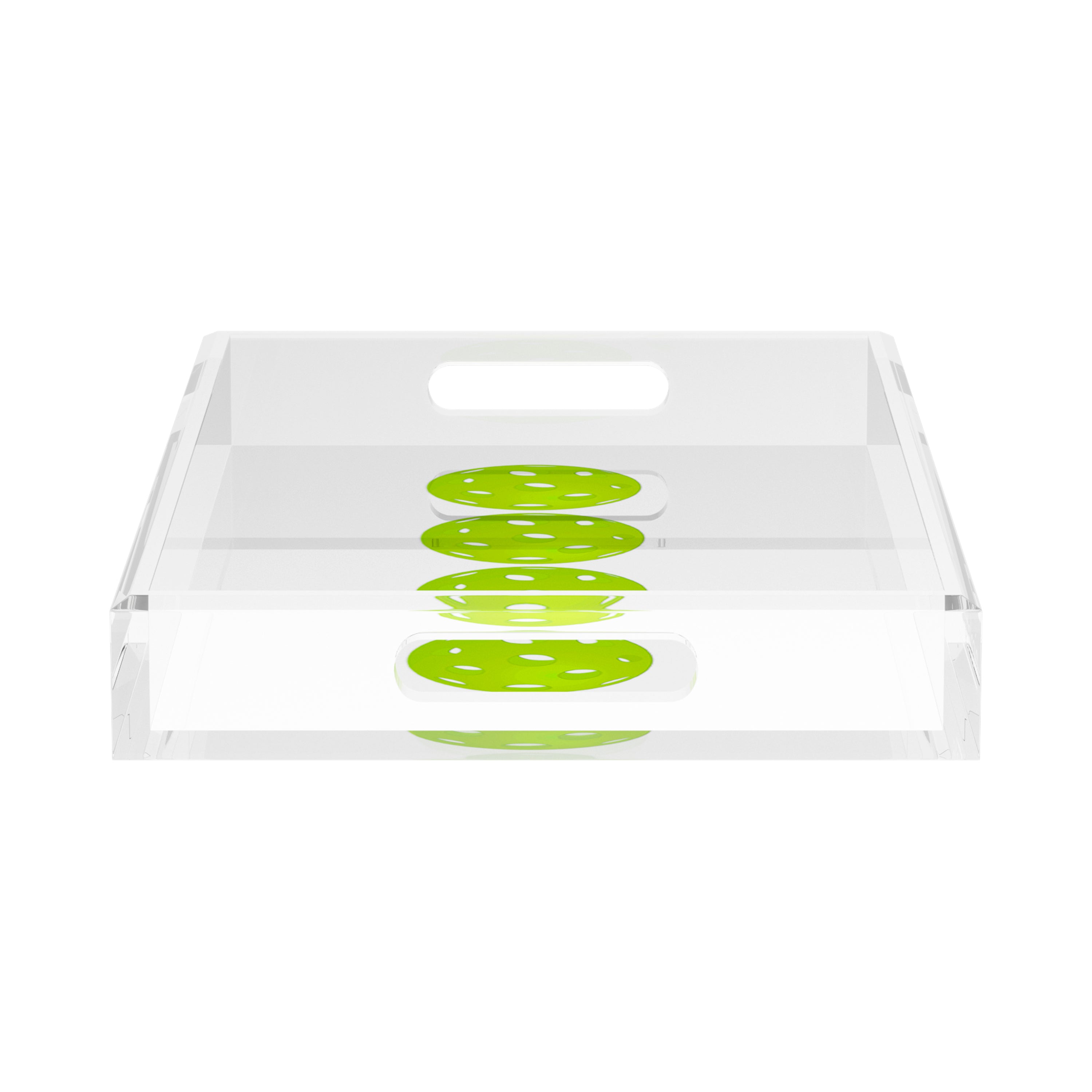 Pickelballs Acid Green 17X10.5 Acrylic Tray - nicolettemayer.com