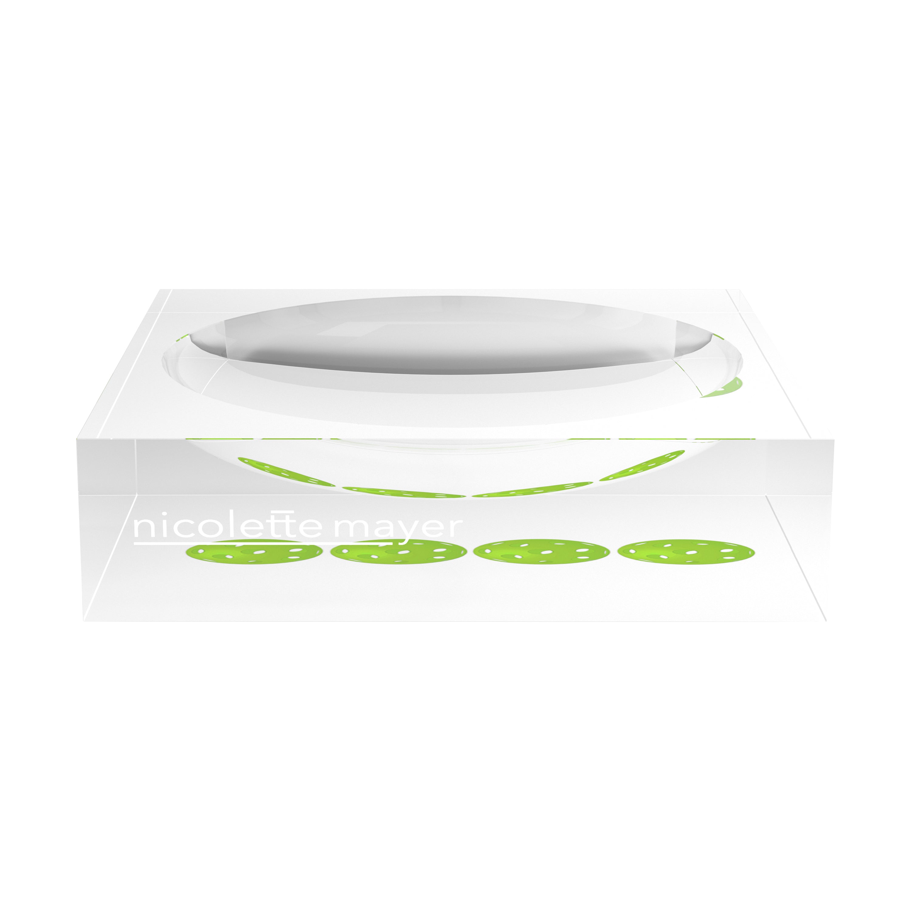 Pickelballs Acid Green Candy Catchall Dish