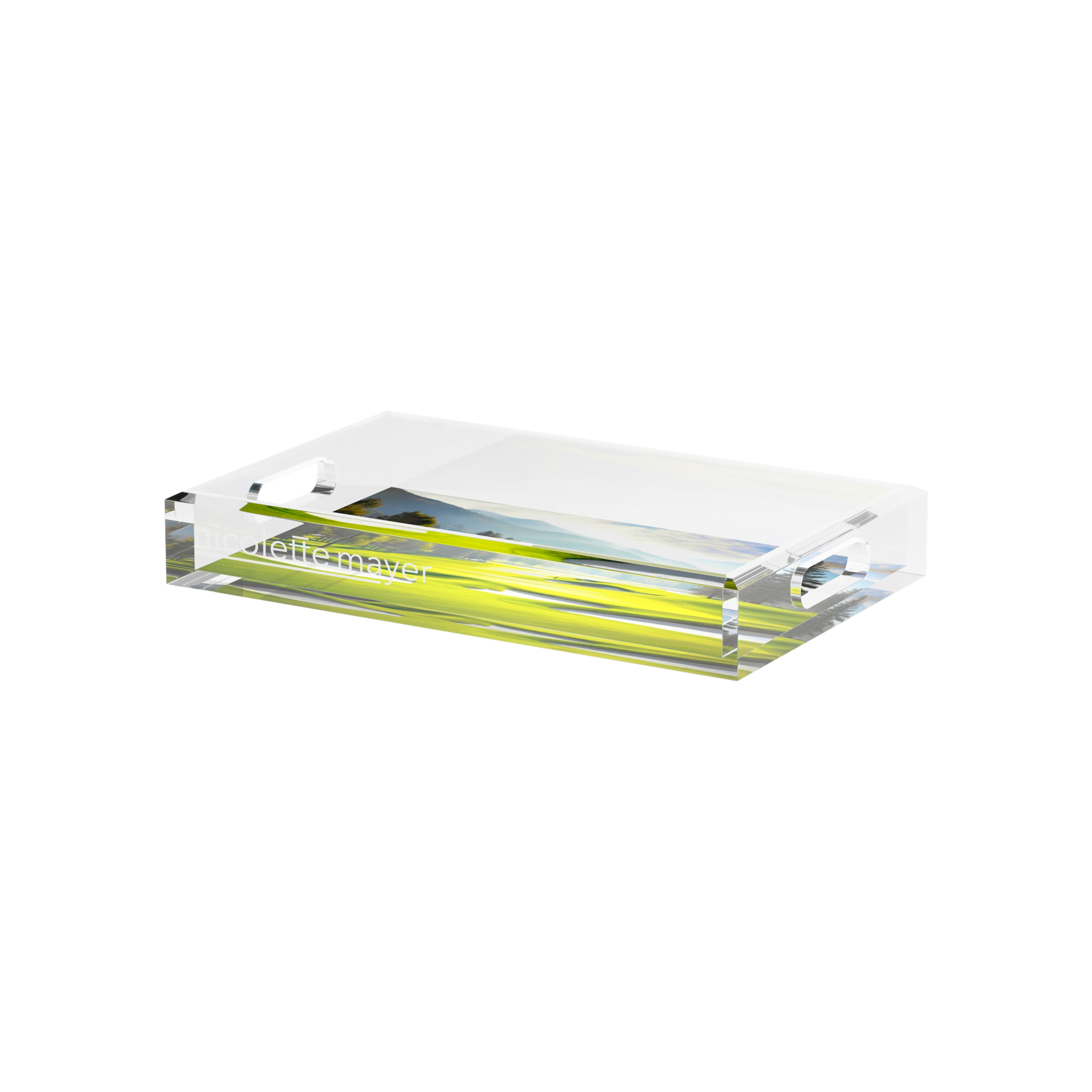 Golf Pin High 12.5x7.75 Acrylic Tray - nicolettemayer.com
