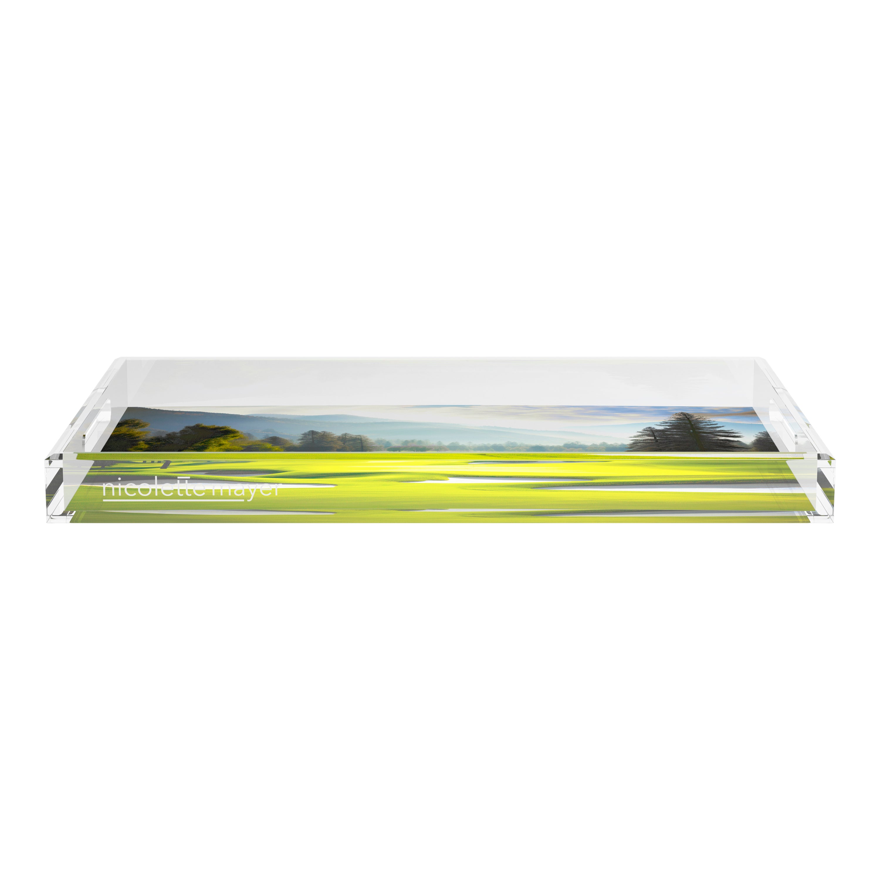 Golf Pin High 22.5x14.5 Acrylic Tray - nicolettemayer.com
