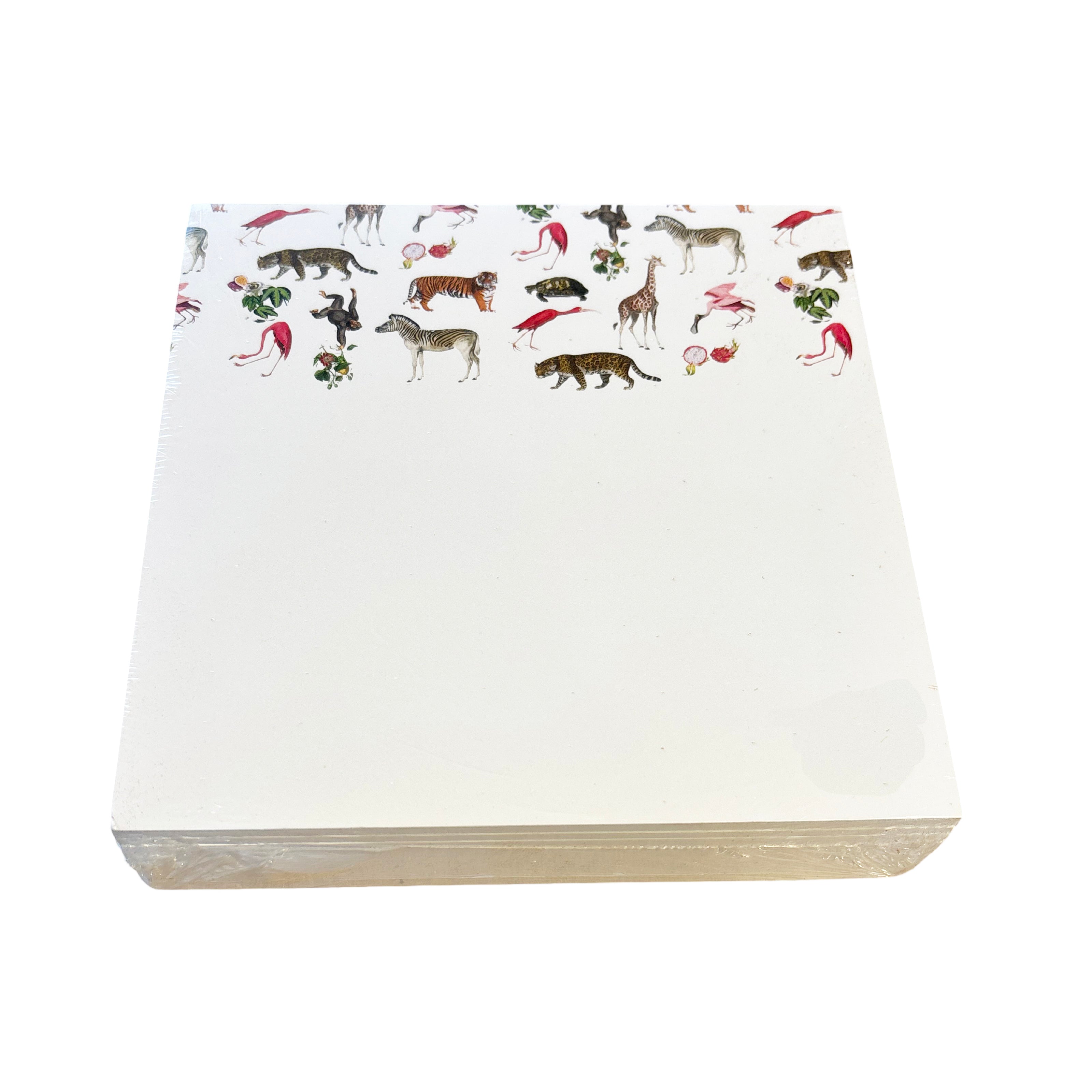 Exotix Natural Note Card With Acrylic Holder
