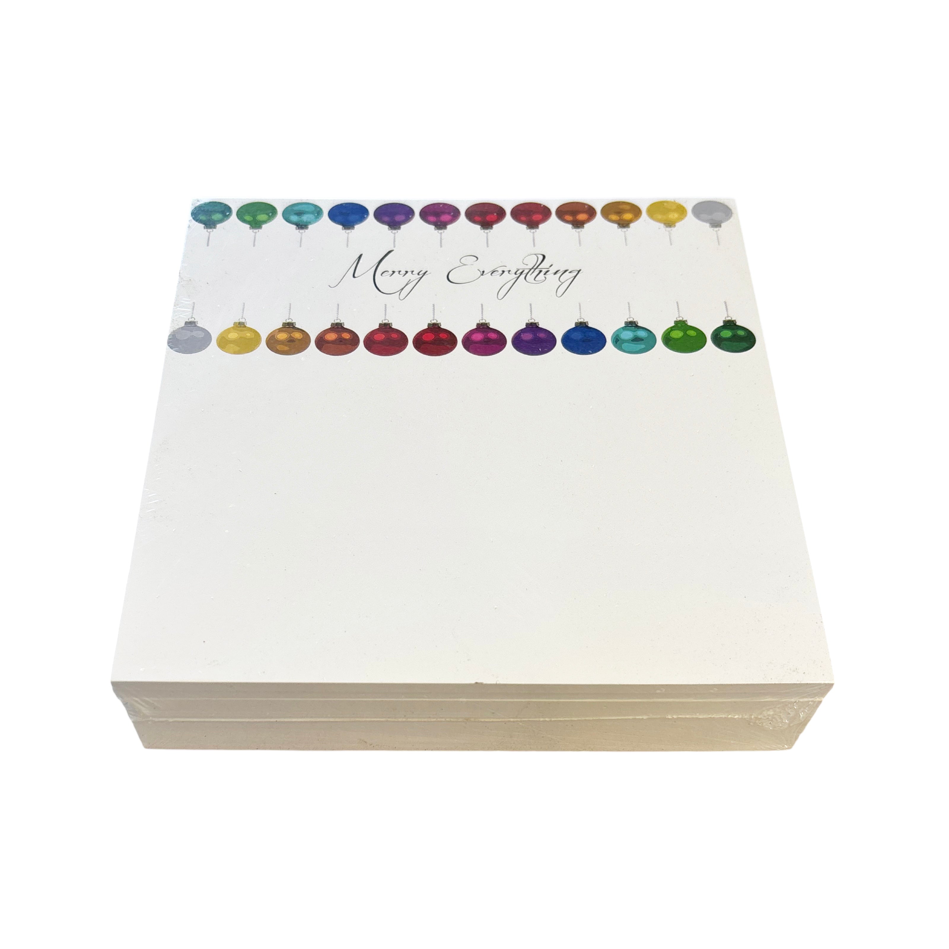 Merry Everything Note Cards With Acrylic Holder