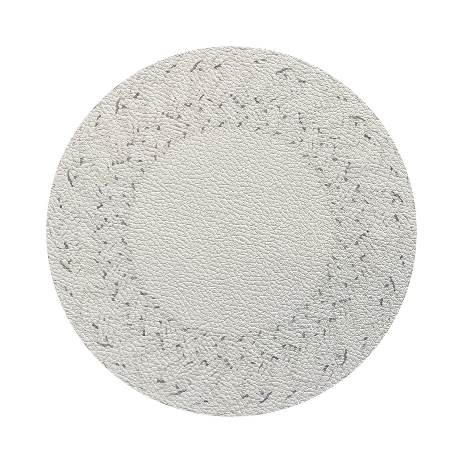 Raffia Nantucket Amagansett White 16" Round Pebble Placemats, Set of 4 - nicolettemayer.com